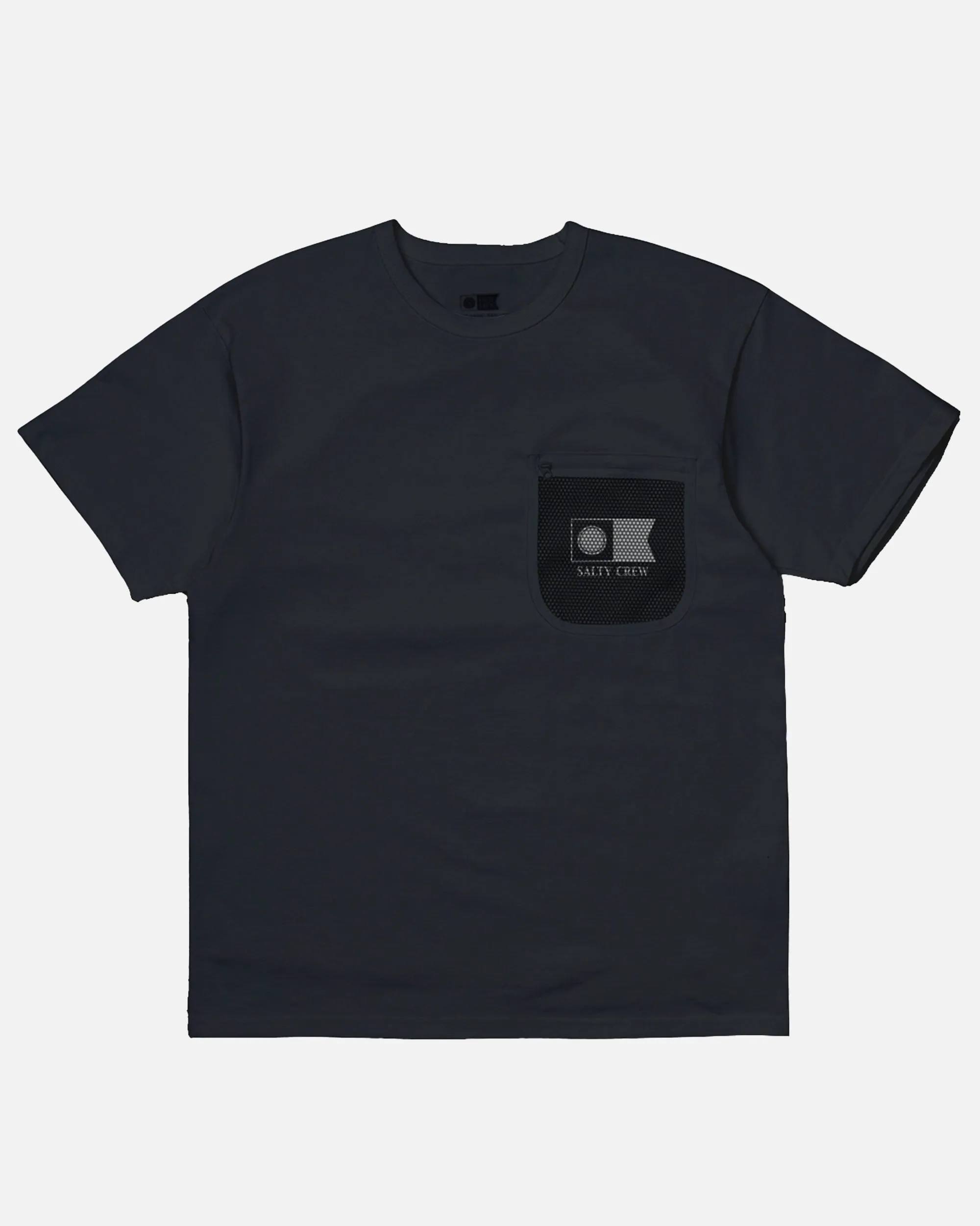 Real Oversized S/S Mesh Pocket - Black BreathableMeshLining NonIrritatingTags