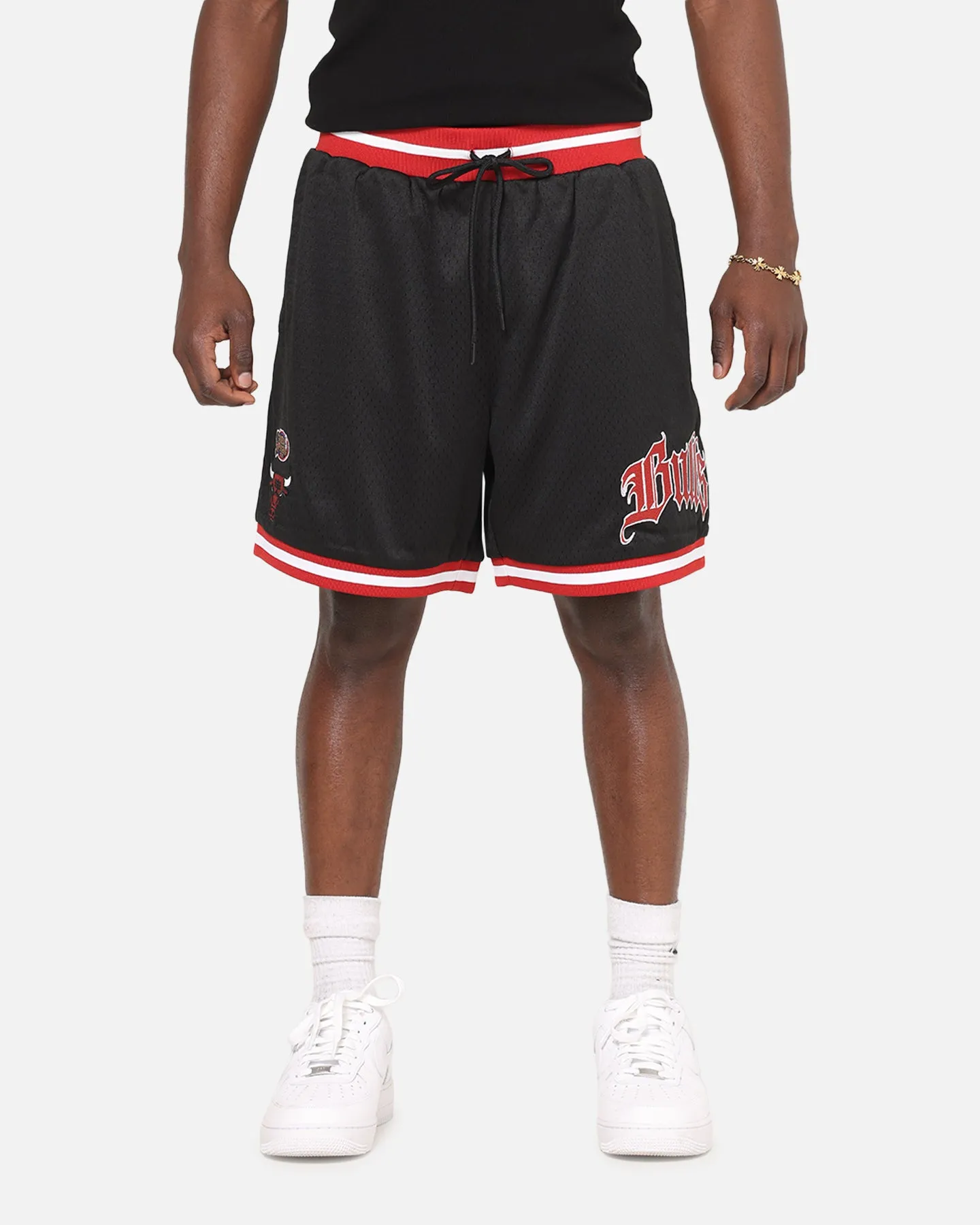 Mitchell & Ness Chicago Bulls Gothic Shorts Black Tagless Labeling