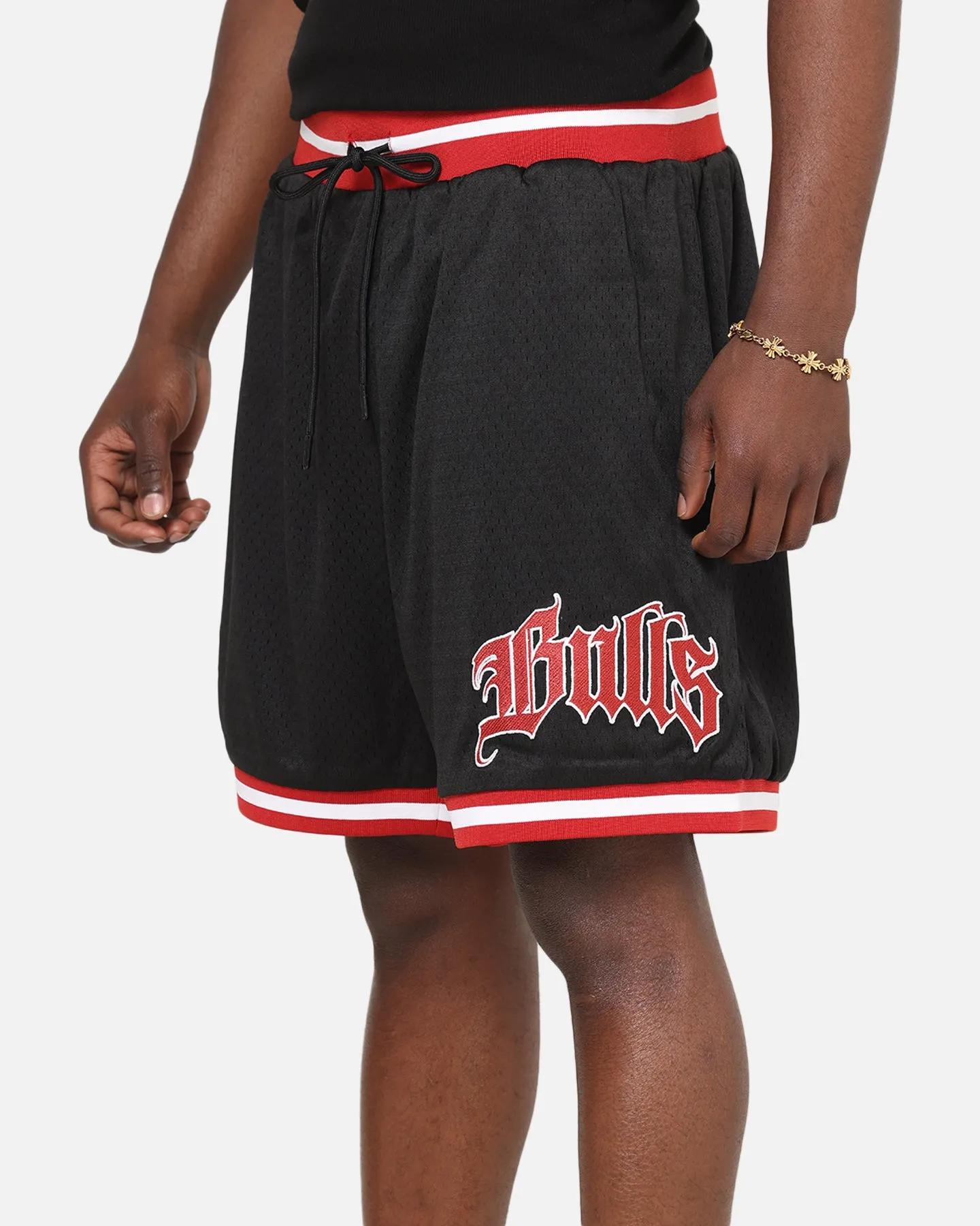 Thermoregulating Fabric Mitchell & Ness Chicago Bulls Gothic Shorts Black
