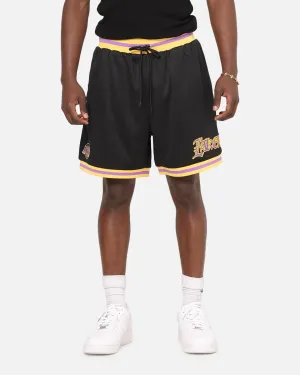Mitchell & Ness Los Angeles Lakers Gothic Shorts Black Casual Design artisanal quality