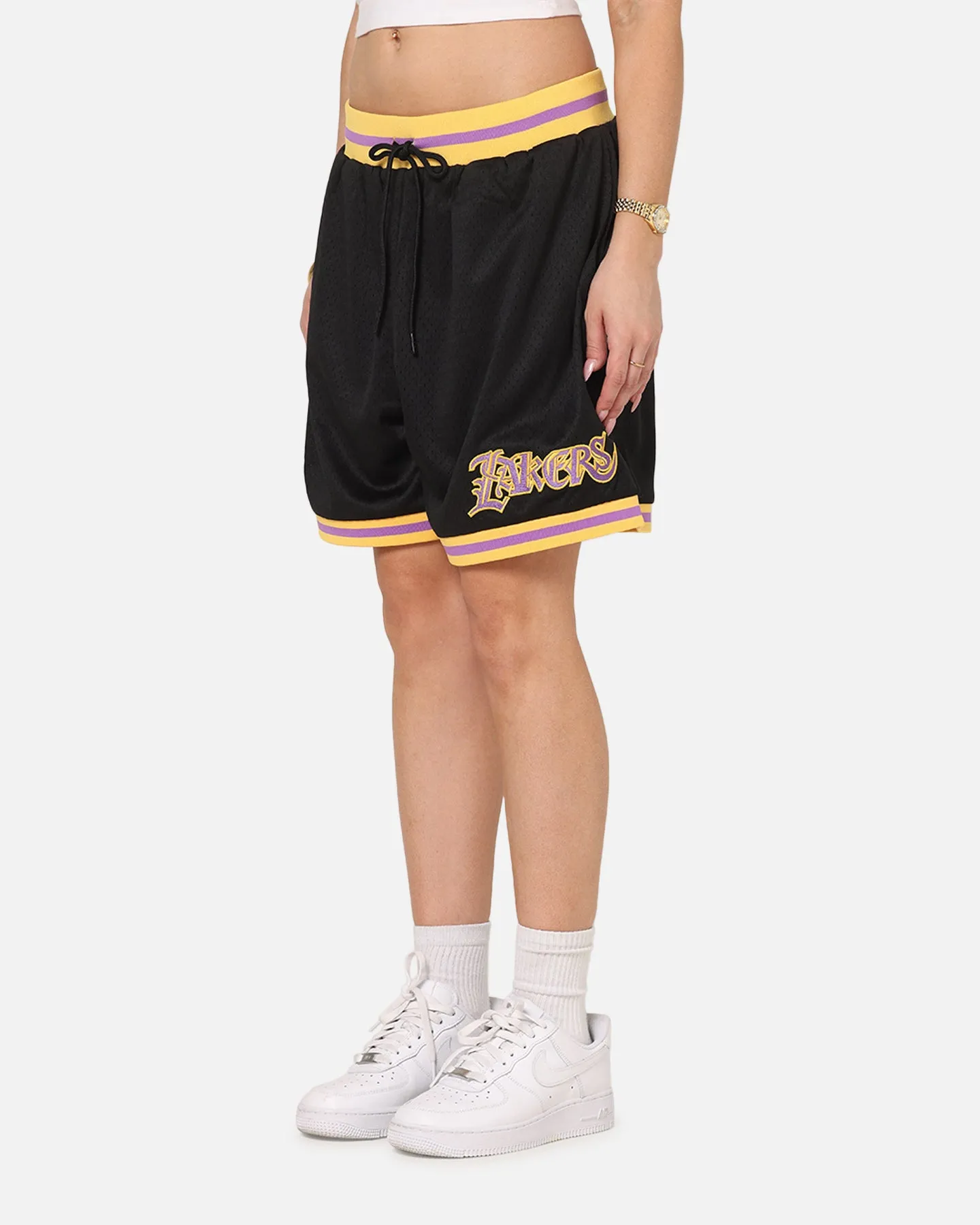 Mitchell & Ness Los Angeles Lakers Gothic Shorts Black Weekend Wear
