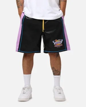 mesh ventilation Comfortable fit Mitchell & Ness Los Angeles Lakers Showtime Shorts Black