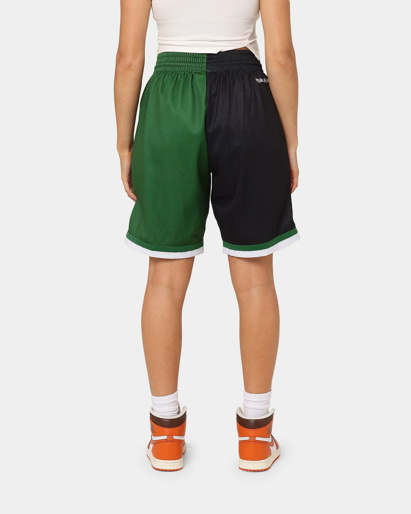 Snag Free Material Mitchell & Ness Seattle Supersonics Big Face Shorts 5.0 Black