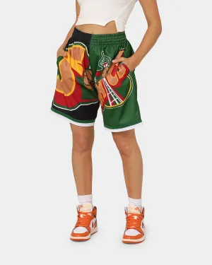 Mitchell & Ness Seattle Supersonics Big Face Shorts 5.0 Black Beach Ready Shorts