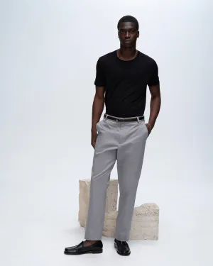 Relaxed Movement Modal Jersey Crew Neck Tee - Black