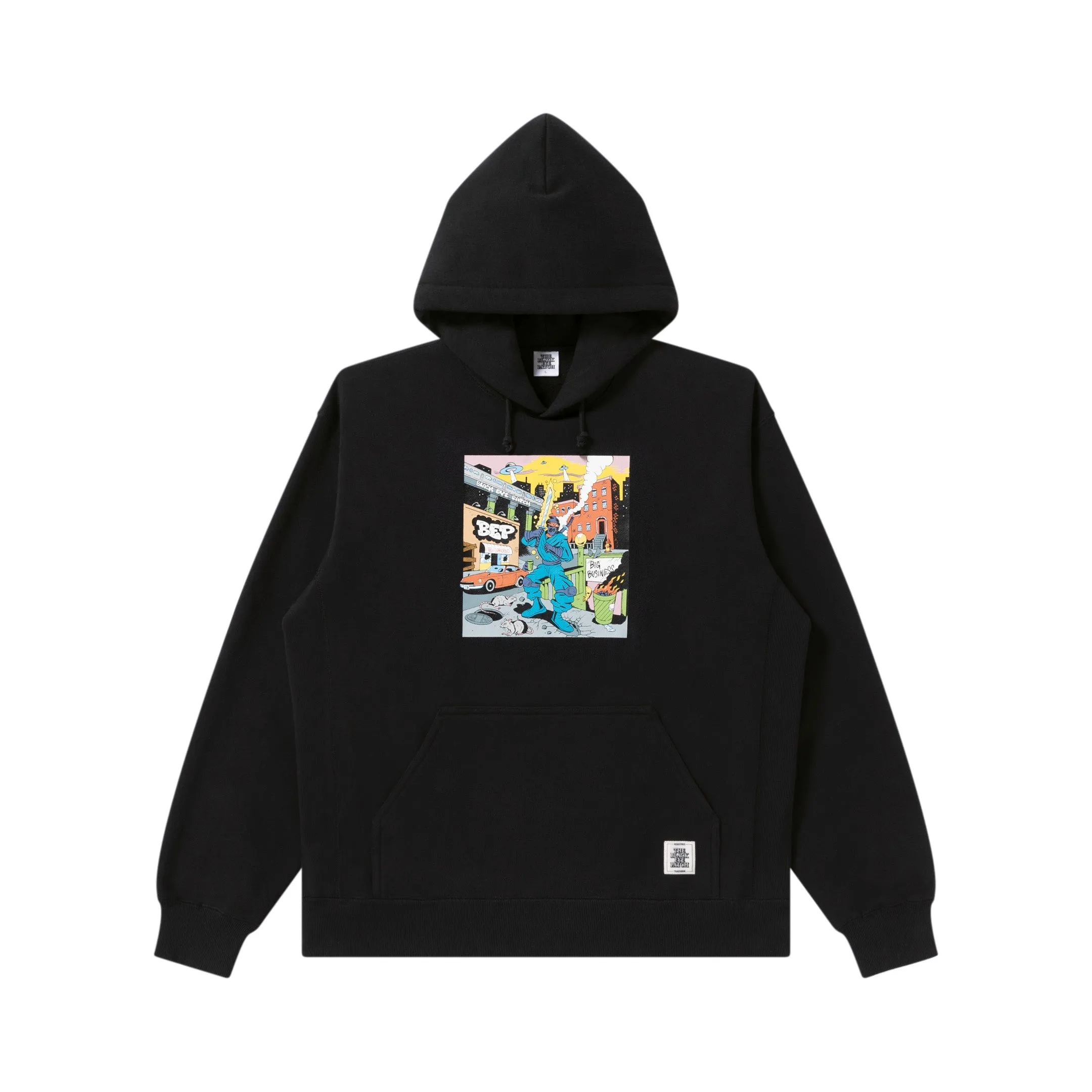 product eco friendly conscience Active Wear Look STREET NINJA HOODIE BLACK