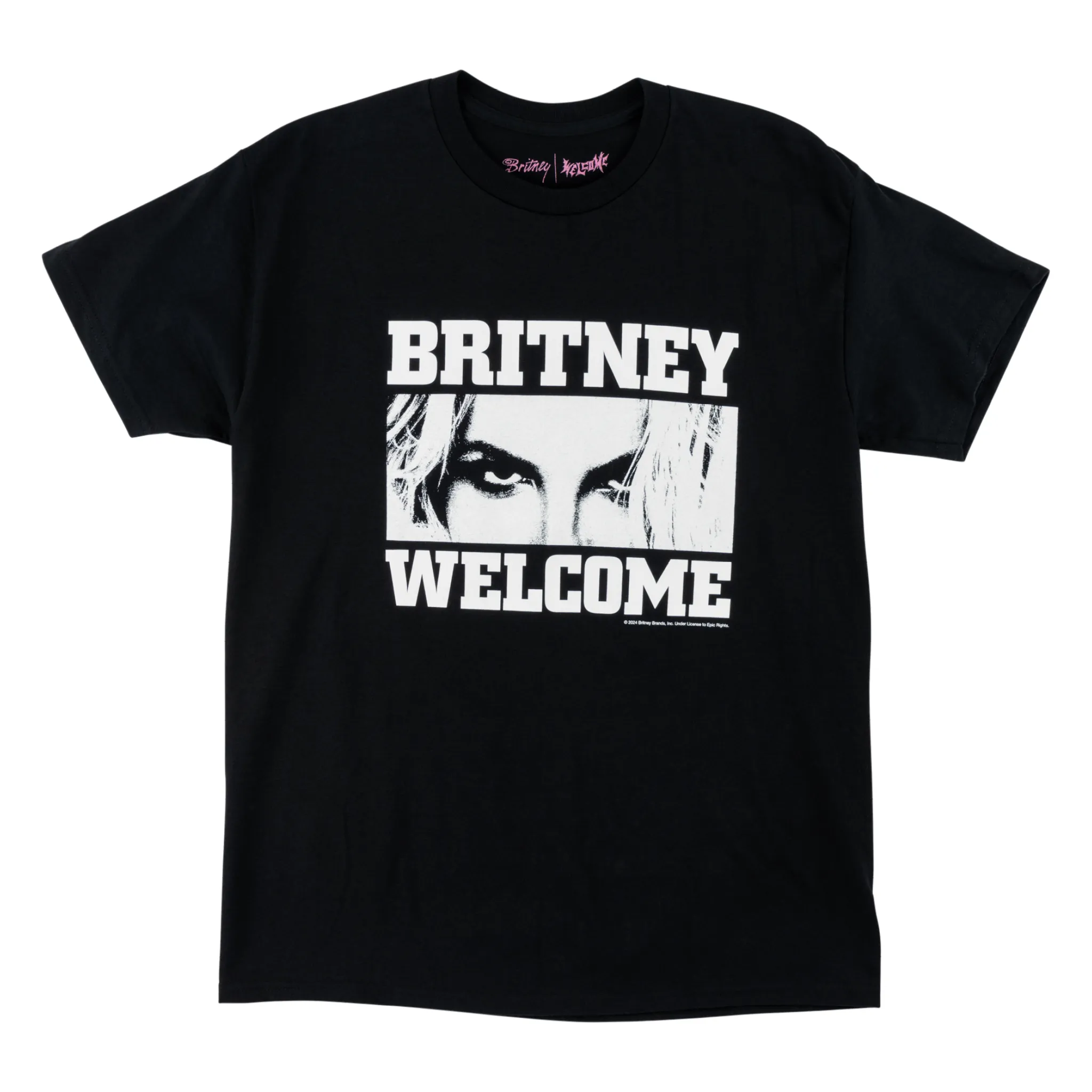 Britney Spears X Welcome - Till the World Ends Tee - Black Soft Finish Fresh Look