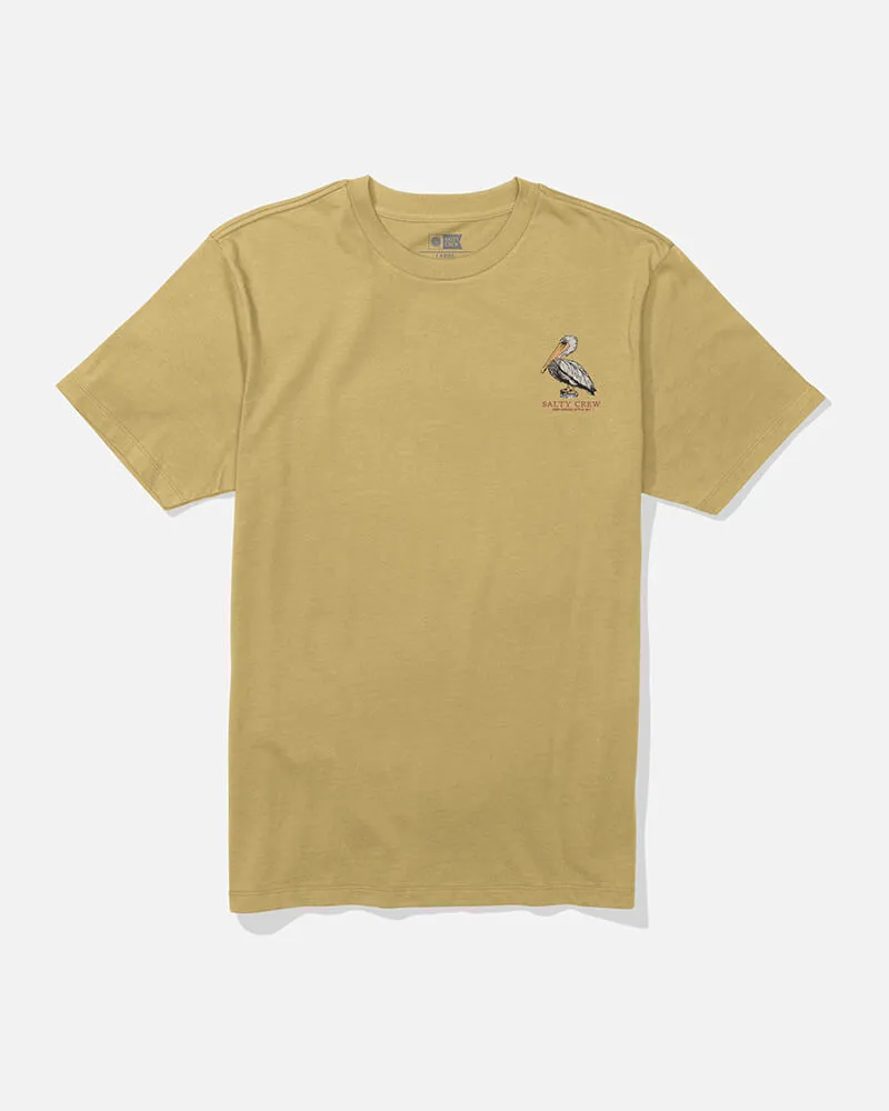 Daily Fashion Perched Ss Tee - Mineral Yellow