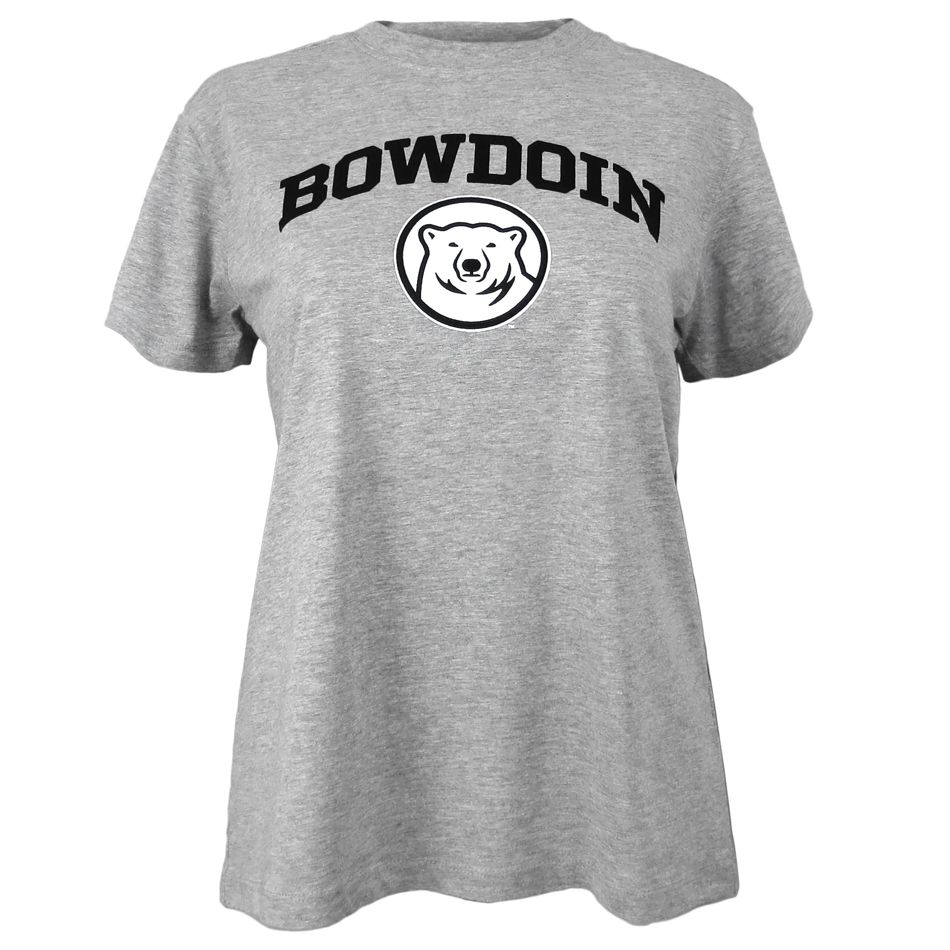 Soft and Relaxed Simple Comfort Wear Women's Bowdoin & Medallion Tee from Champion