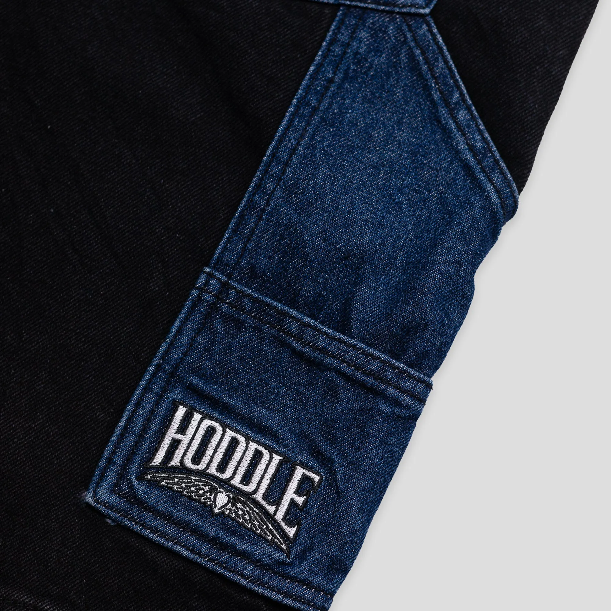 scarf Hoddle Carpenter Heart Jean Short -  Black / Indigo