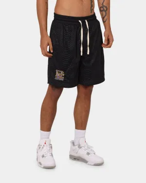 Goat Crew Serpent Ball Shorts Black plain shorts Snug Fit