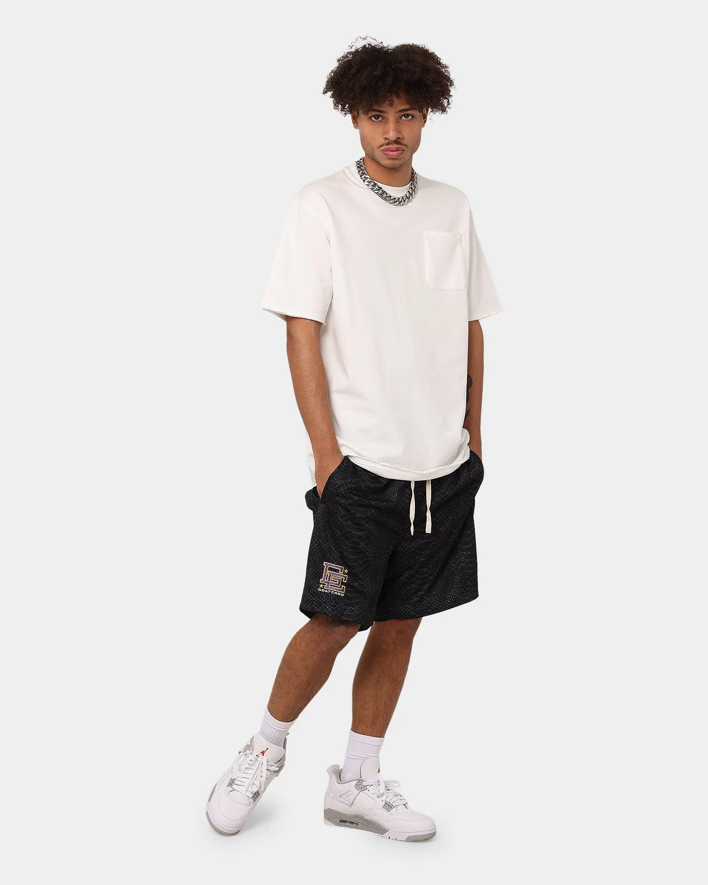 Goat Crew Serpent Ball Shorts Black Static Resistant Fibers Quick Layering