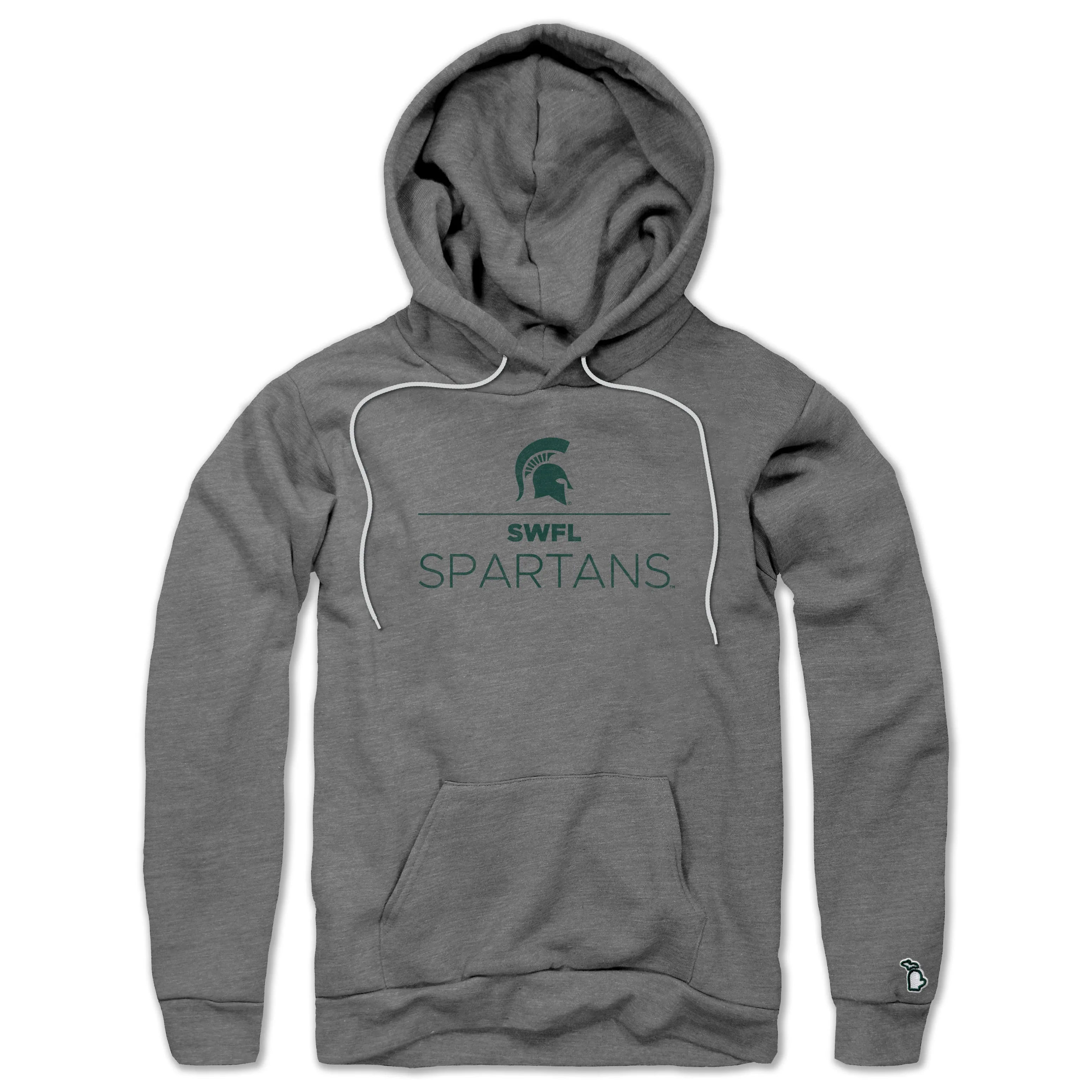 ring accents Go-To Layer MSU - SWFL SPARTANS ALUMNI ALL SEASON HOODIE (UNISEX)