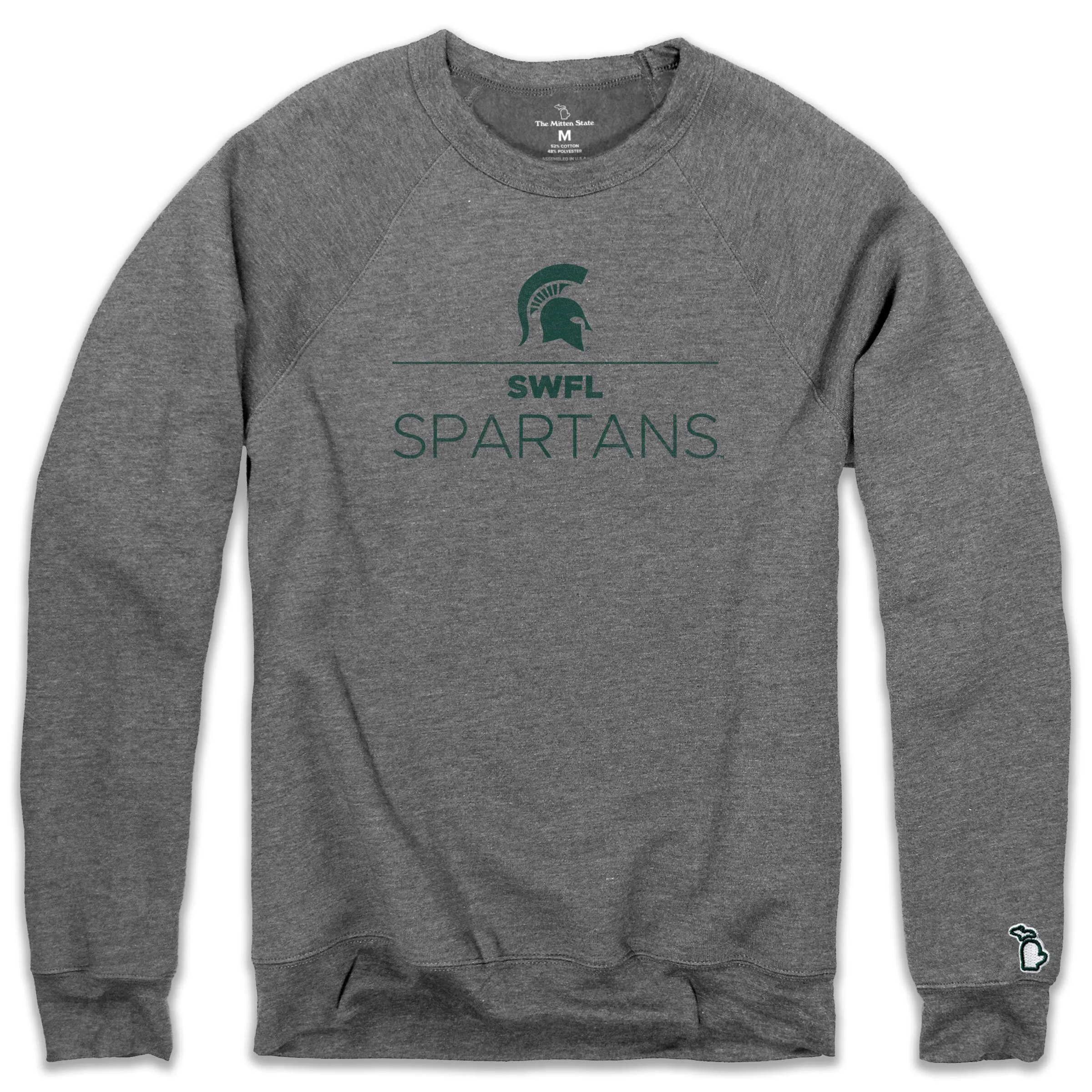 MSU - SWFL SPARTANS ALUMNI FLEECE SWEATSHIRT (UNISEX) Comfy Feel