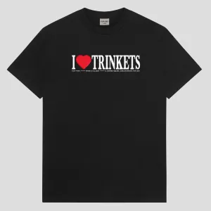 Pass~Port Store & Gallery Exclusive I Love Trinkets Tee - Black Breathable Layer sporty wear