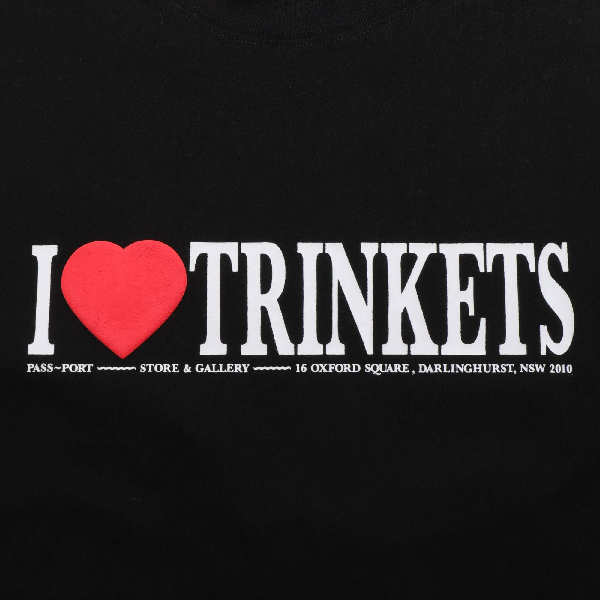 BioBased Fibers Outdoor Essentials Pass~Port Store & Gallery Exclusive I Love Trinkets Tee - Black