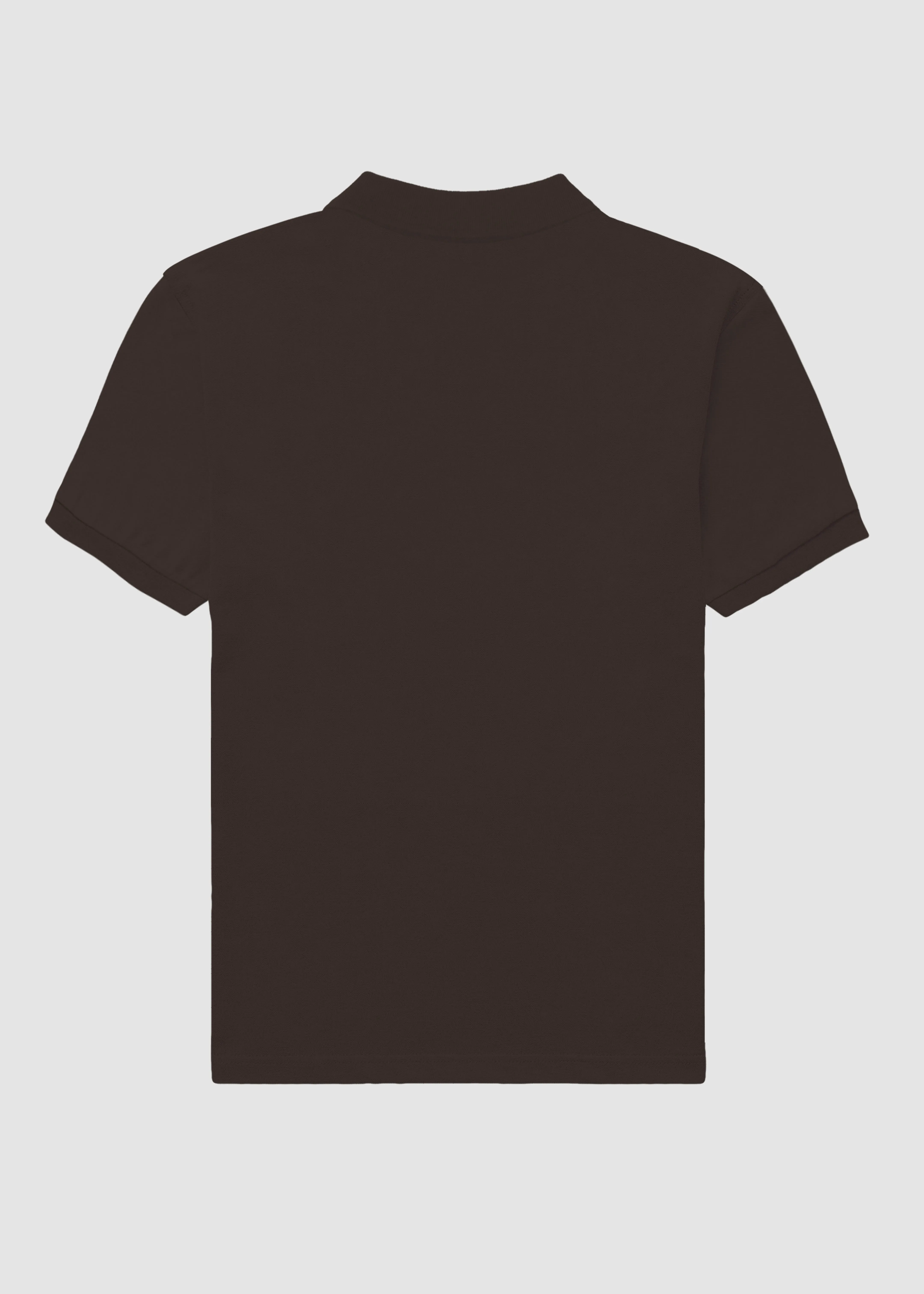 Year-Round Wear Coffee Brown Men's Polo | MP25