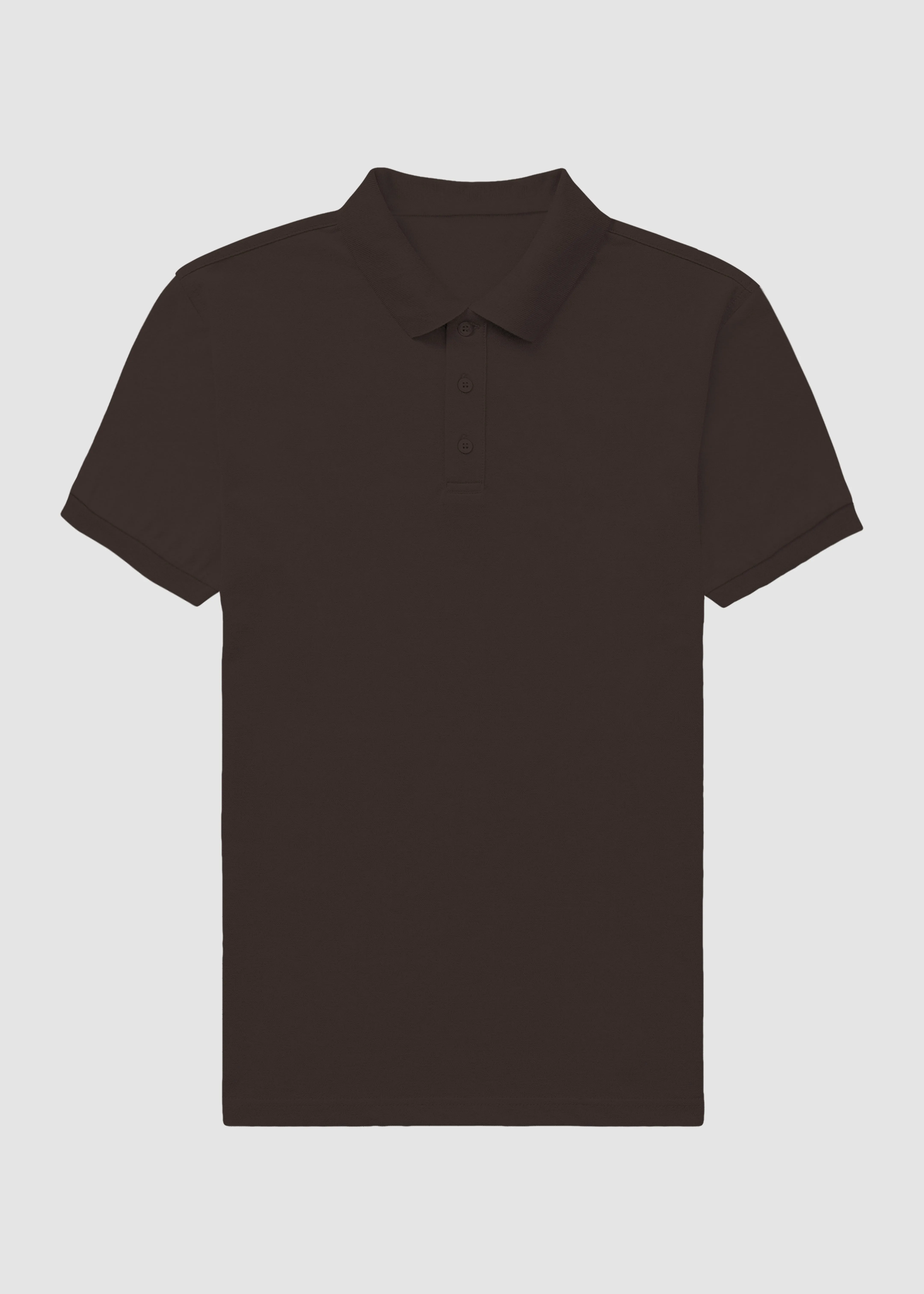 Athletic Look Traveler??s Choice Coffee Brown Men's Polo | MP25