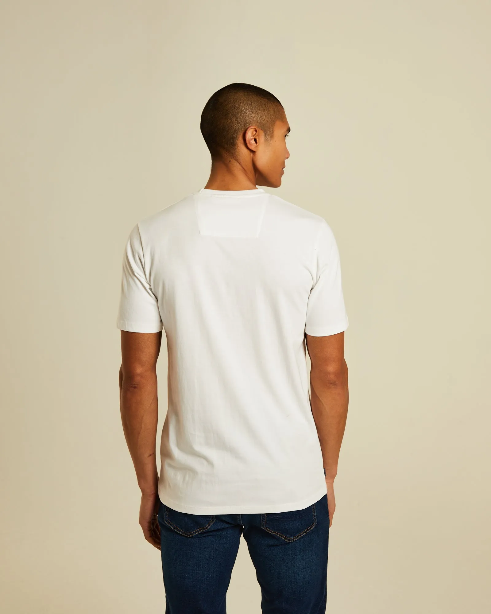 John Tee Dove White Ergonomic Cut
