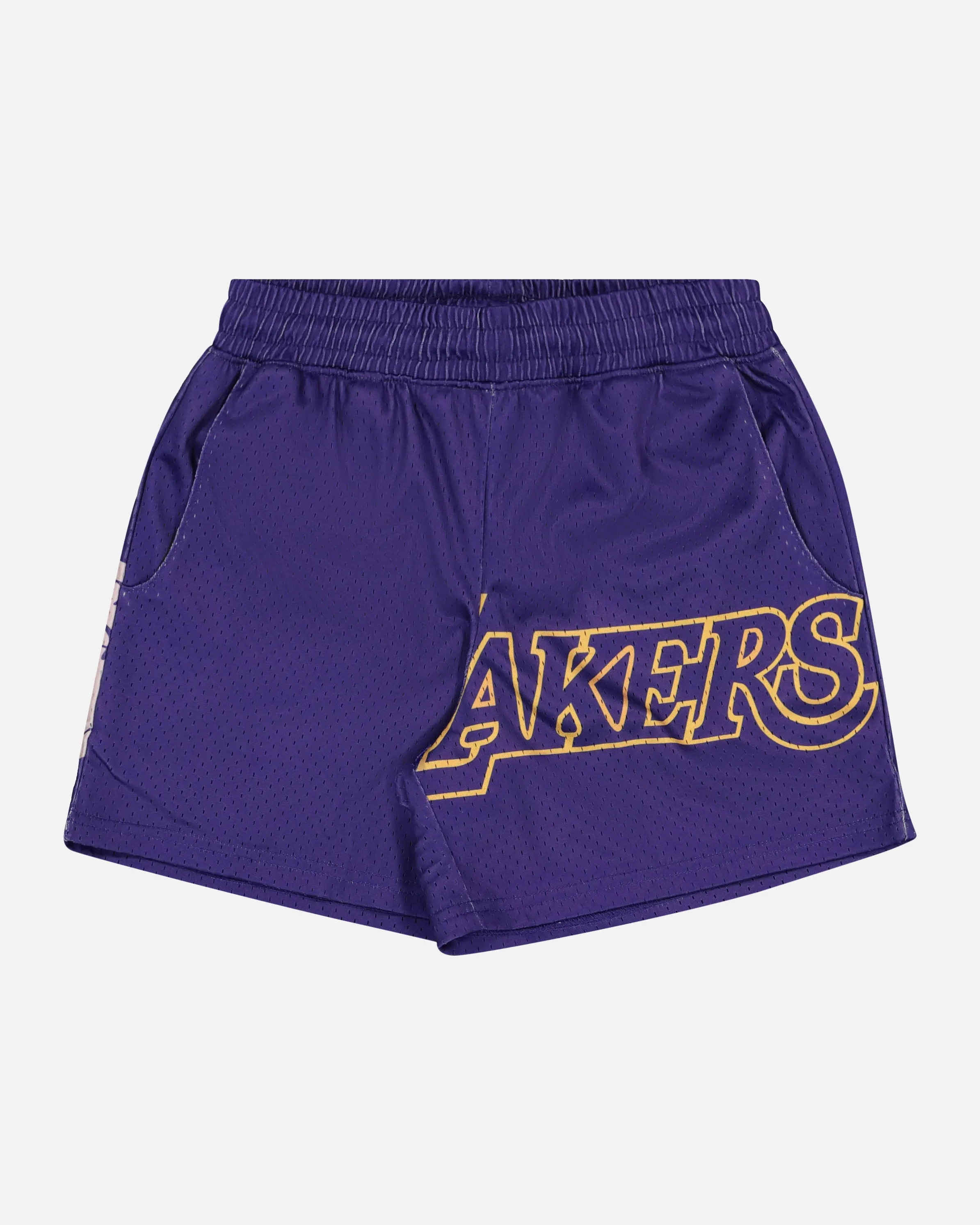 NBA Kids' Los Angeles Lakers Hedley Mesh Shorts Purple suit jacket