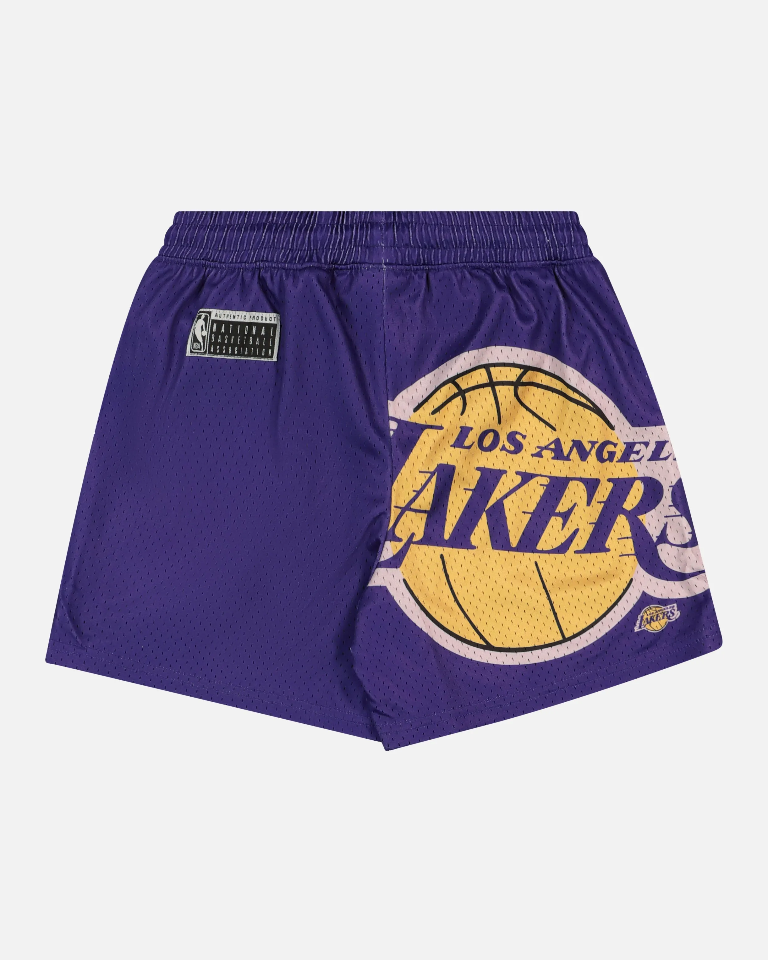 Versatile Layering Capability Comfortable Motion NBA Kids' Los Angeles Lakers Hedley Mesh Shorts Purple
