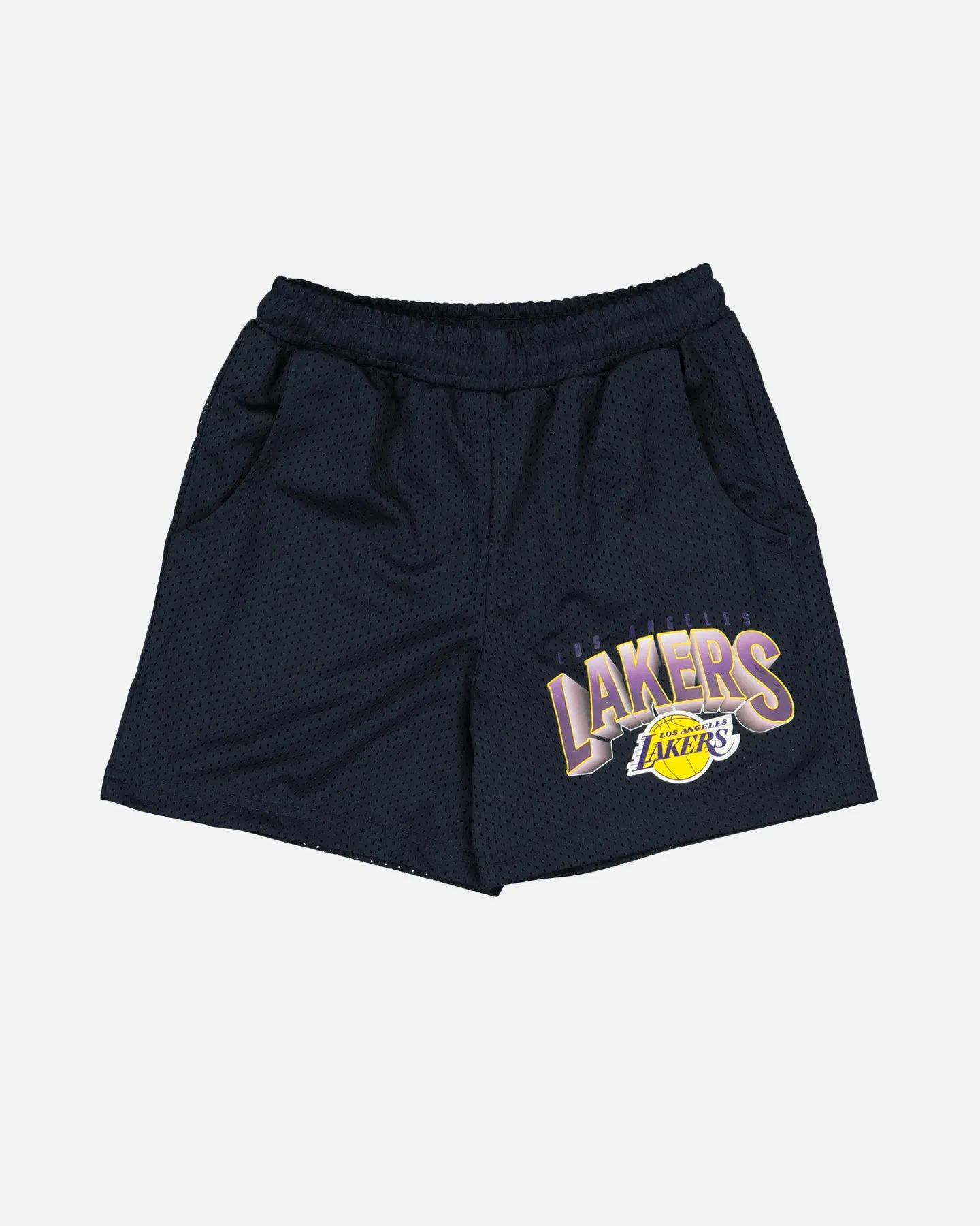 NBA Kids' Los Angeles Lakers Newark Mesh Shorts Navy All Season