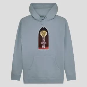 Pass~Port Crystal Olives Hoodie - Alpine Blue Warm in winter