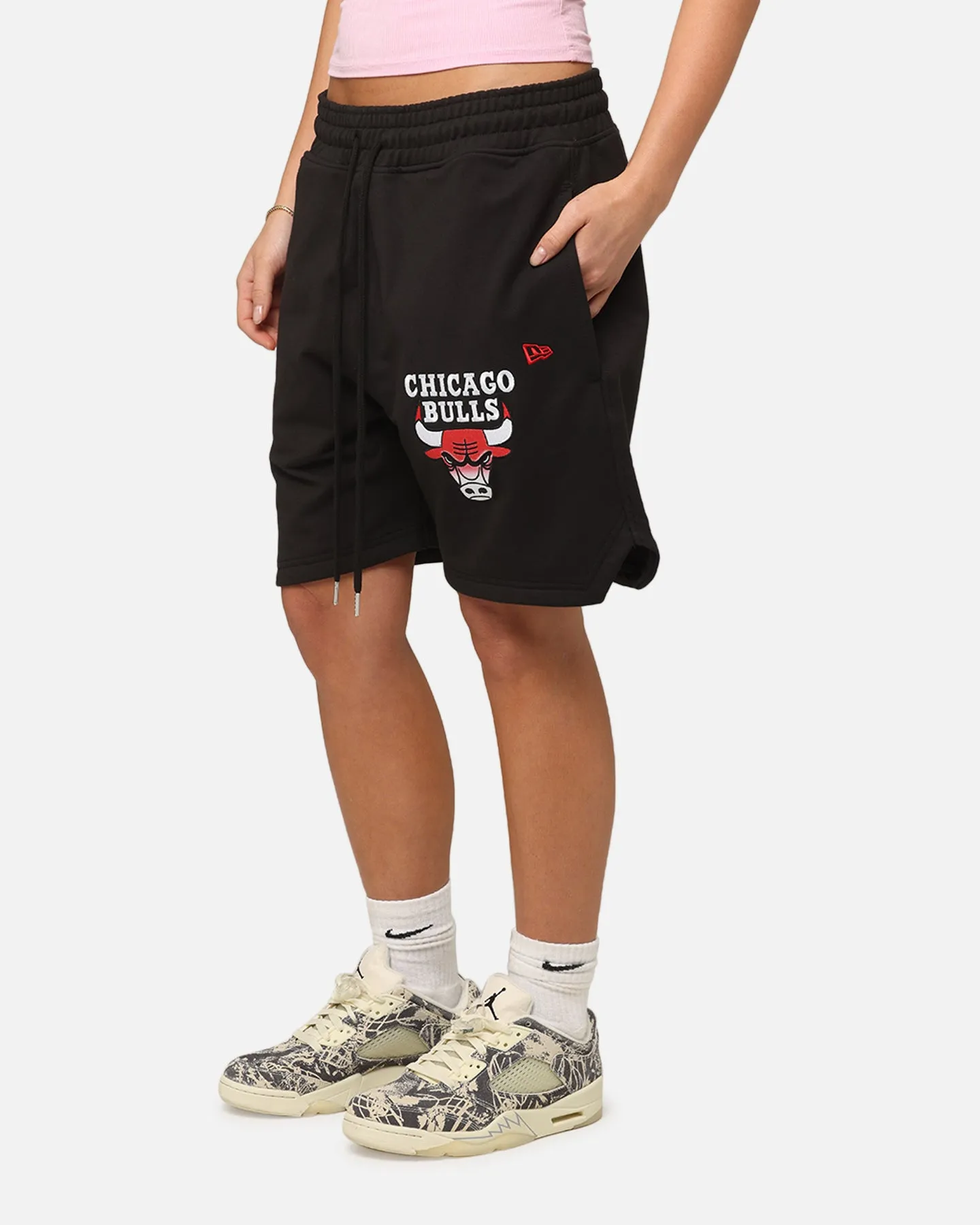 New Era Chicago Bulls Higher Fade Shorts Black Freedom Flex