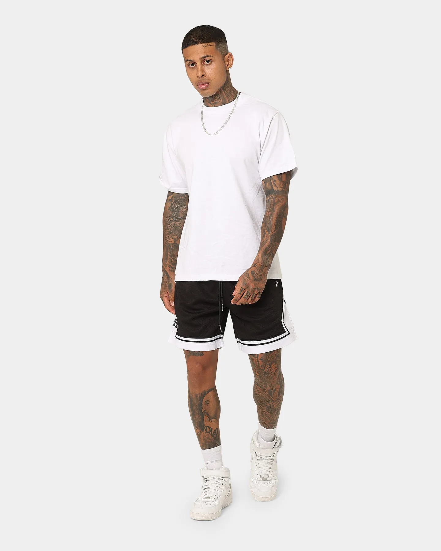 Quick Action Fit New Era Los Angeles Dodgers Mesh Shorts Black