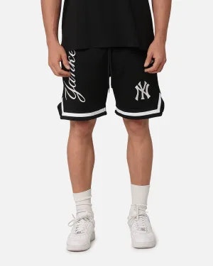 tall sizing New Era New York Yankees Mesh Glow Shorts Black