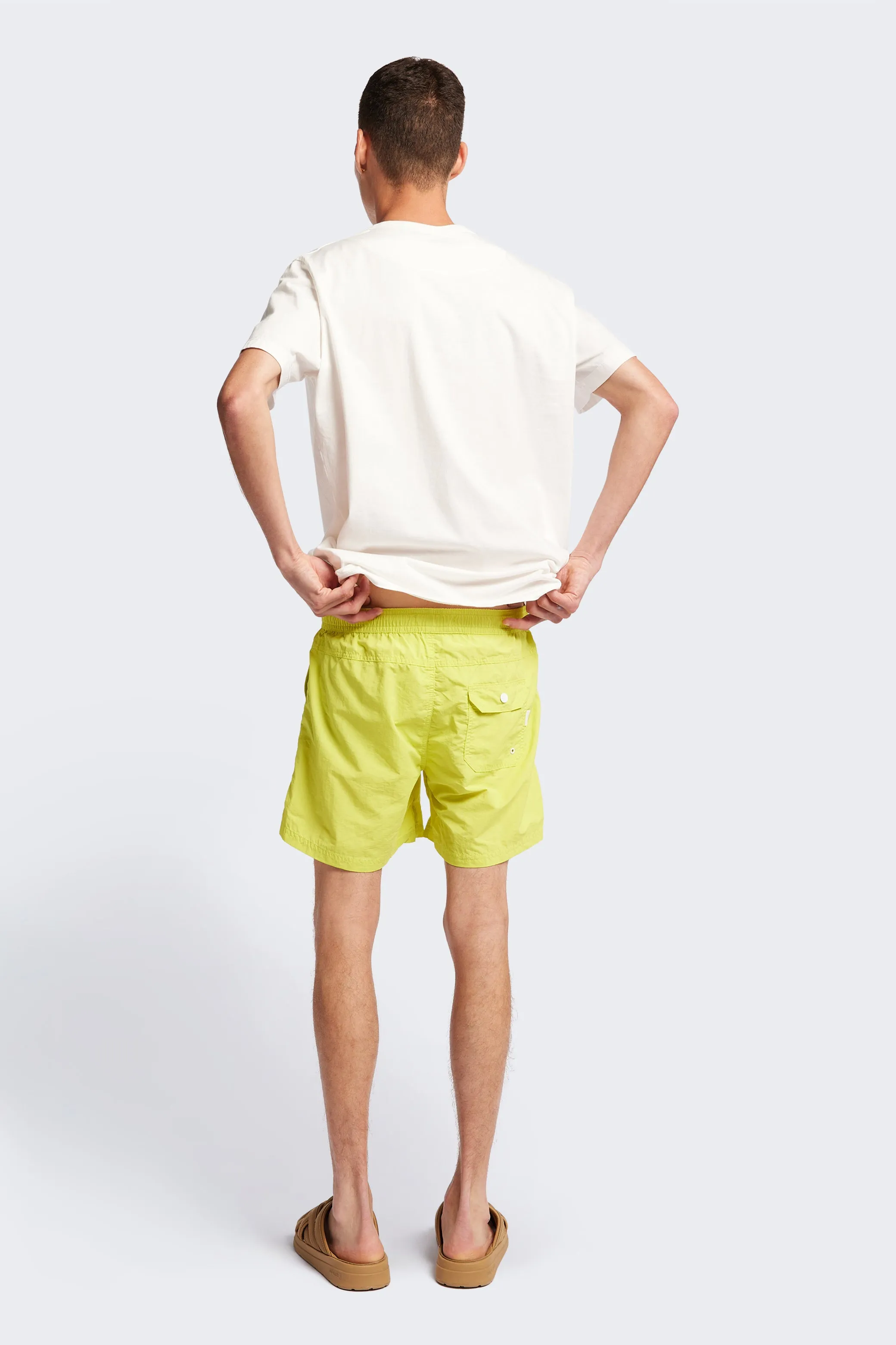 New Wave Swim Short Tennis Ball Gusseted Crotch Design