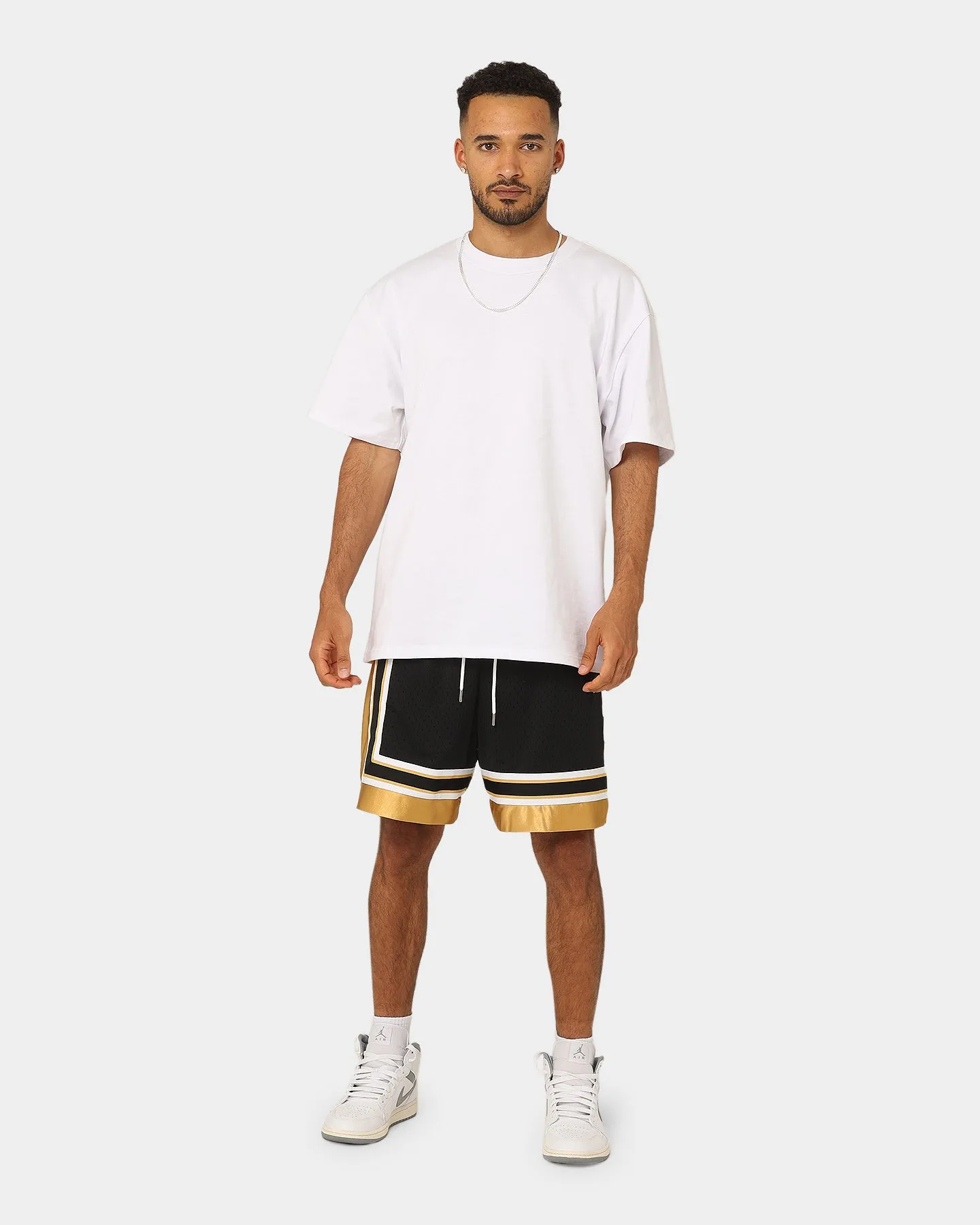 Nike 8" Circa Basketball Shorts Black/Wheat Gold Warm Vibe Quick Slip