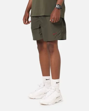 Athletic Silhouette Nike Nocta Cardinal Nylon Shorts Khaki
