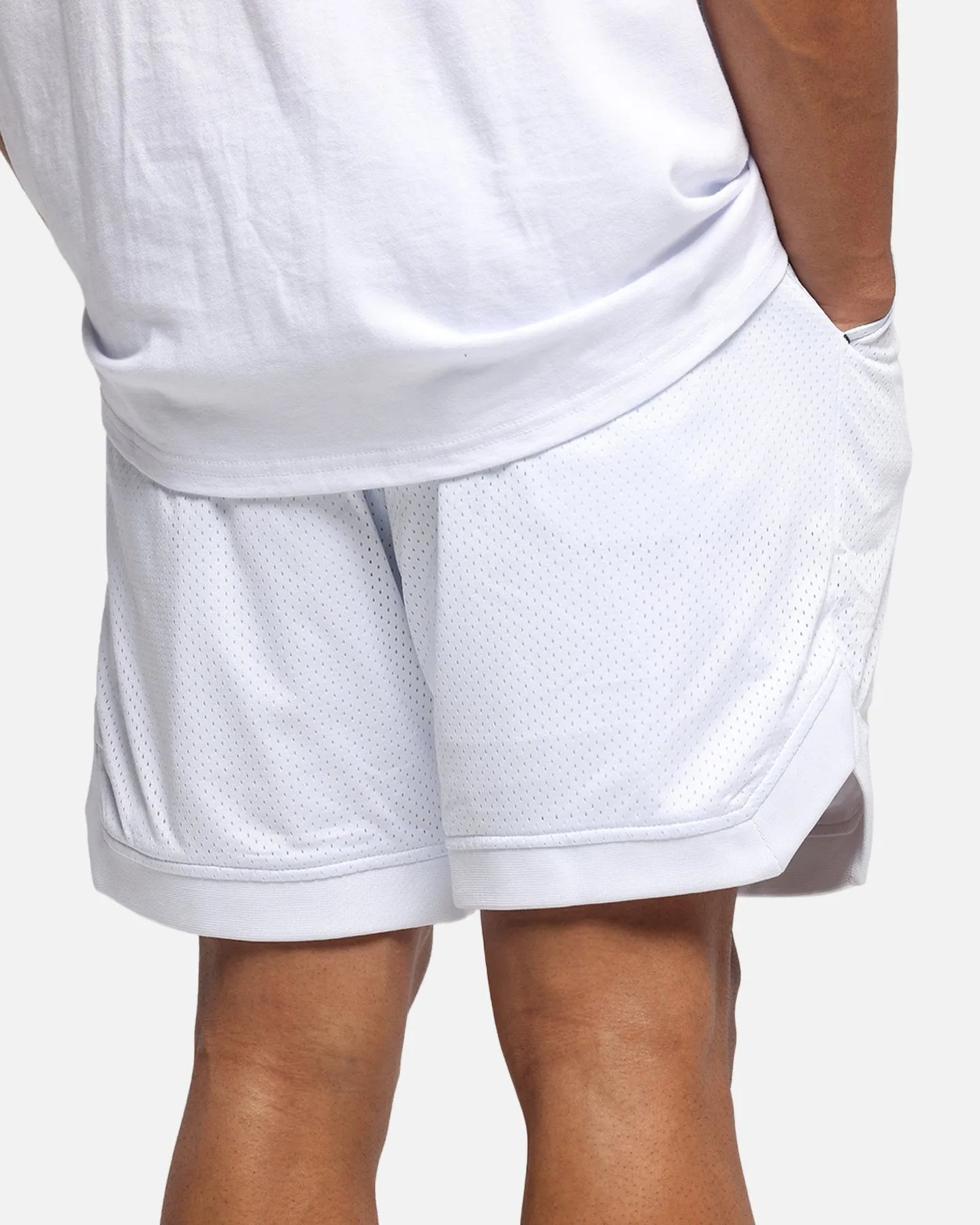 The Anti Order Post Season Basketball Shorts White/Black Elastic Comfort Comfy Layer