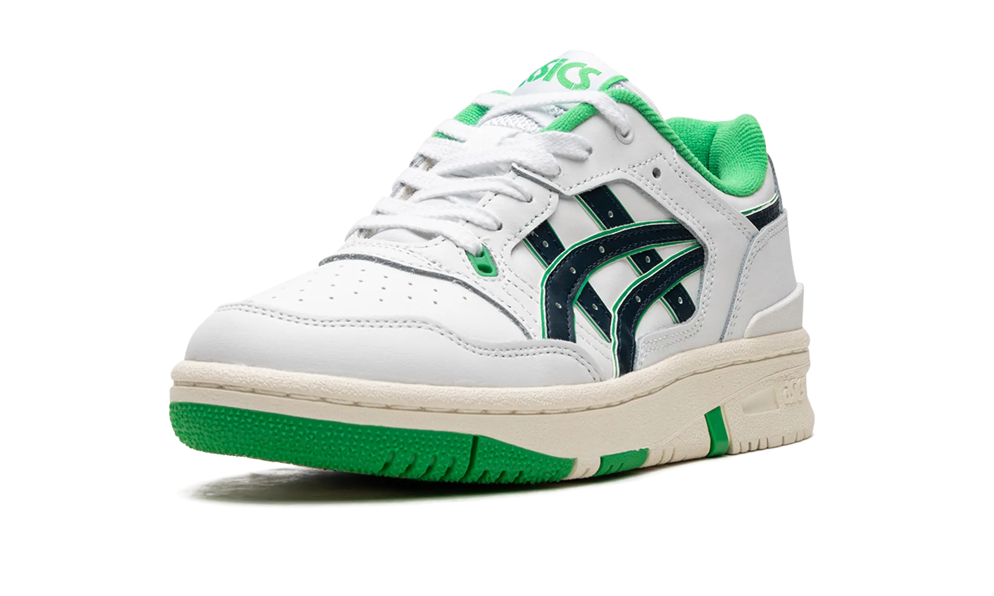 EX89 "White / French Blue / Green" Celebrate Walk Padded Tongue Design
