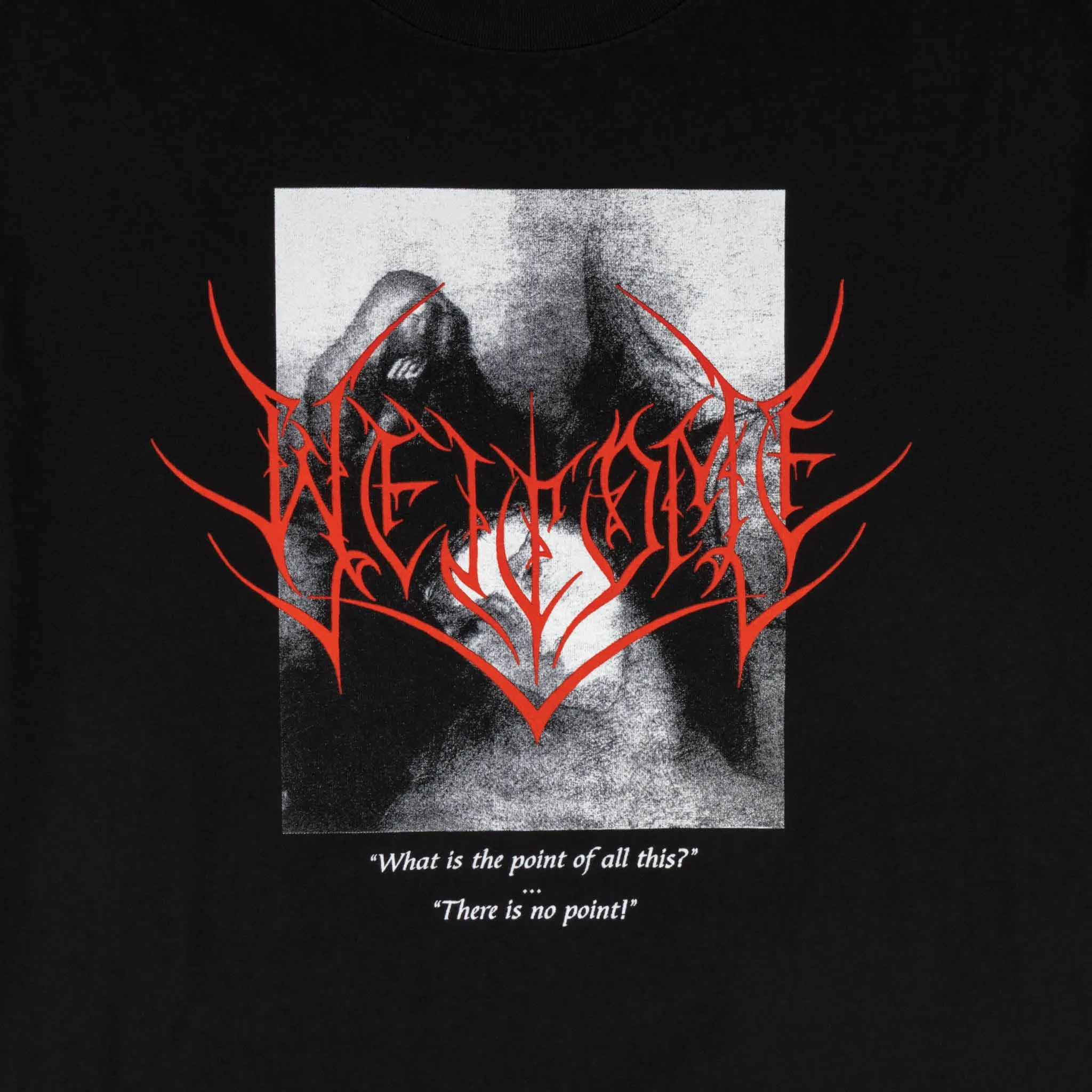 No Point Boxy Garment-Dyed Tee Formal Style Recycled Polyester Thread