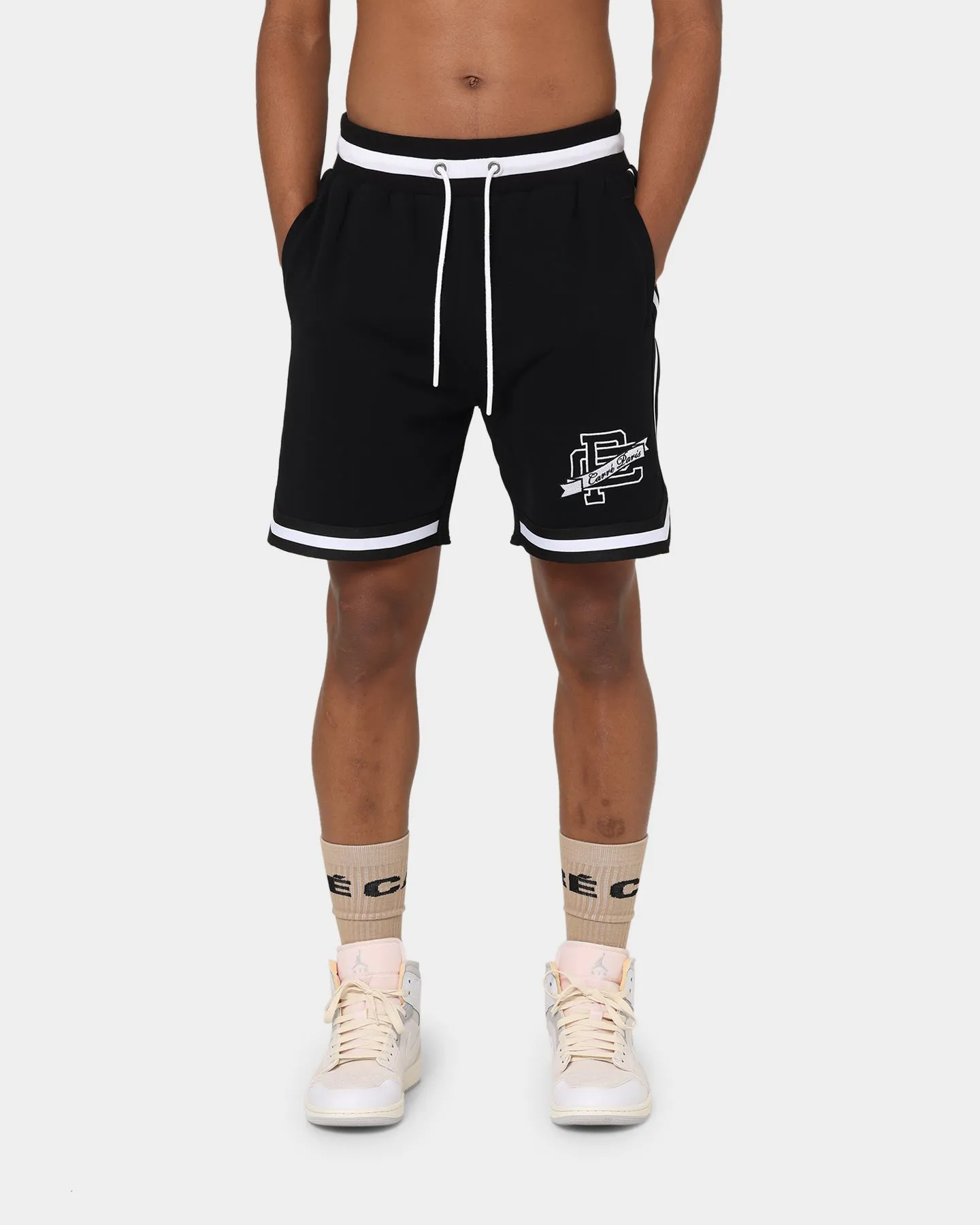 Carr?? Paris Original Fleece Basketball Shorts Black Hygienic Antimicrobial Layer Active Wear Fit