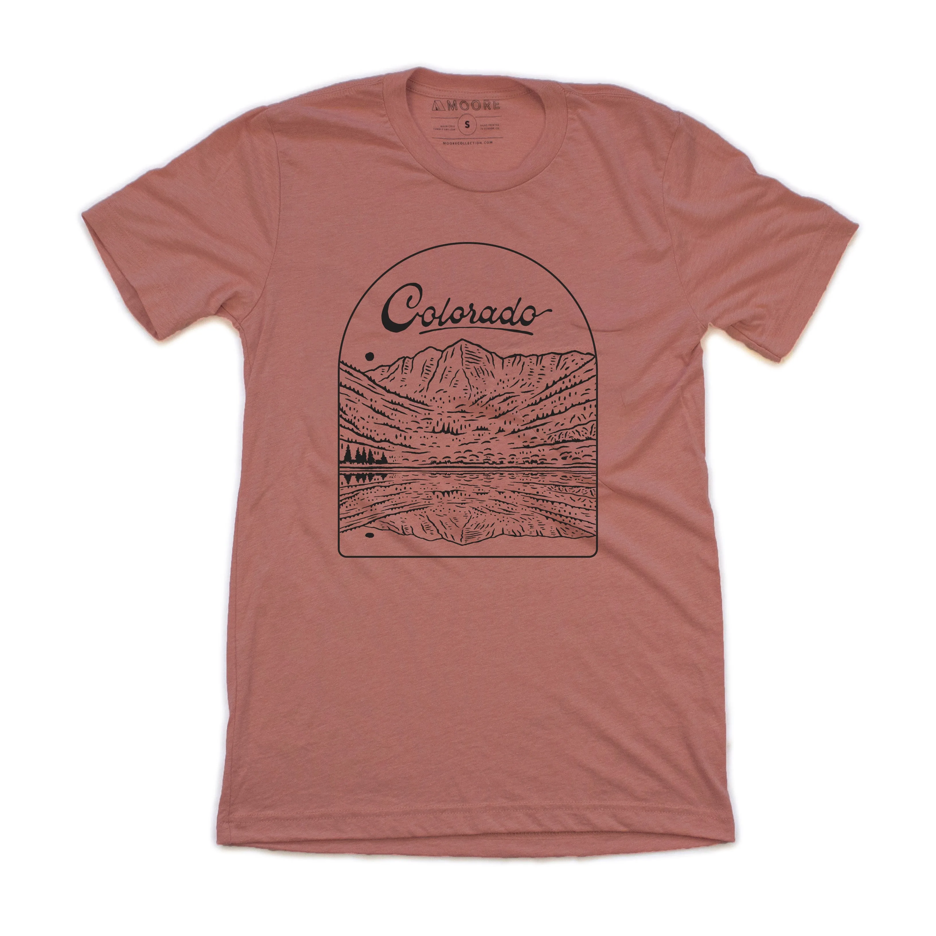 Comfy Apparel Maroon Bells Tee-Mauve