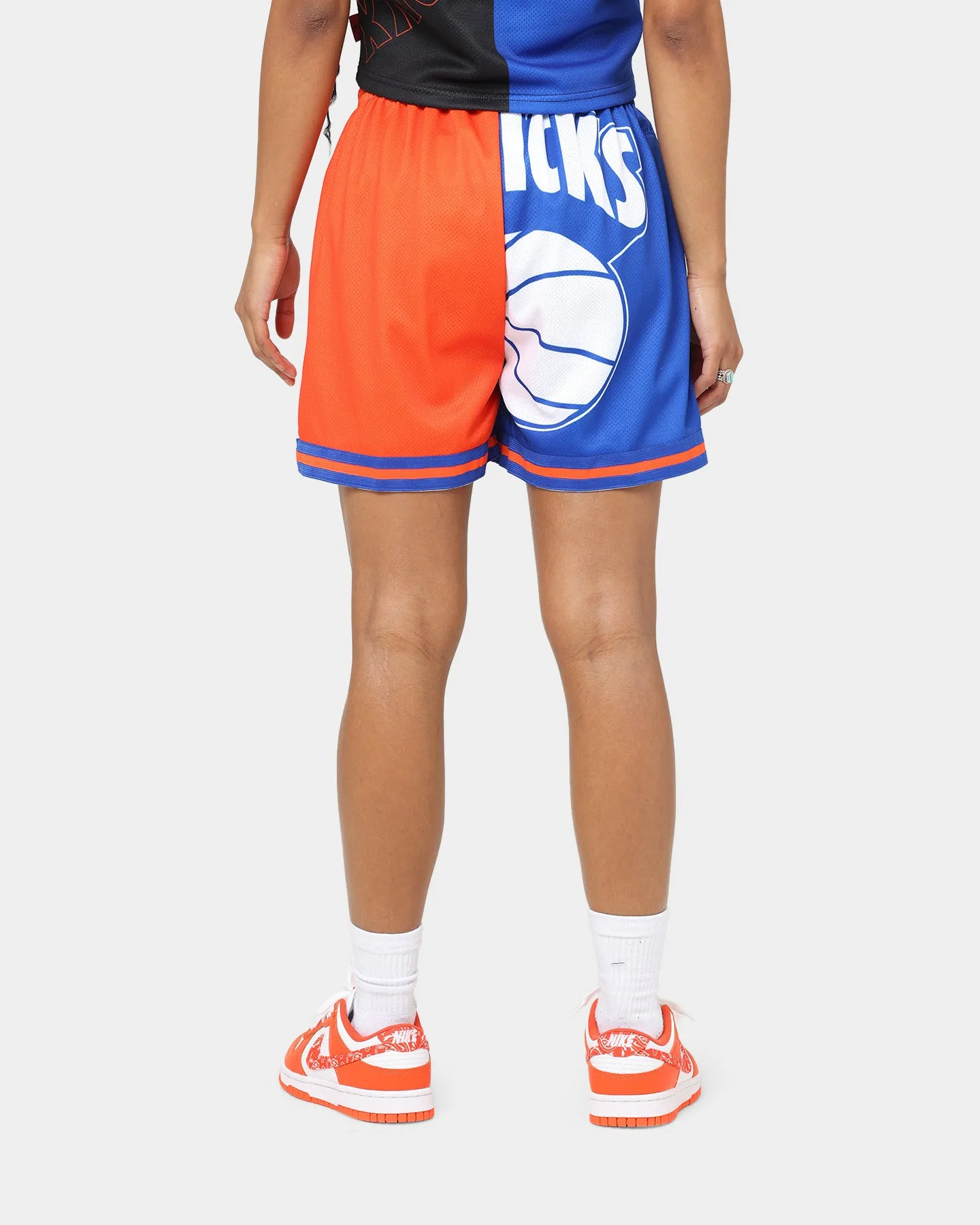 Mitchell & Ness Women's New York Knicks Big Face 5.0 Shorts Blue spandex blend Core Flex