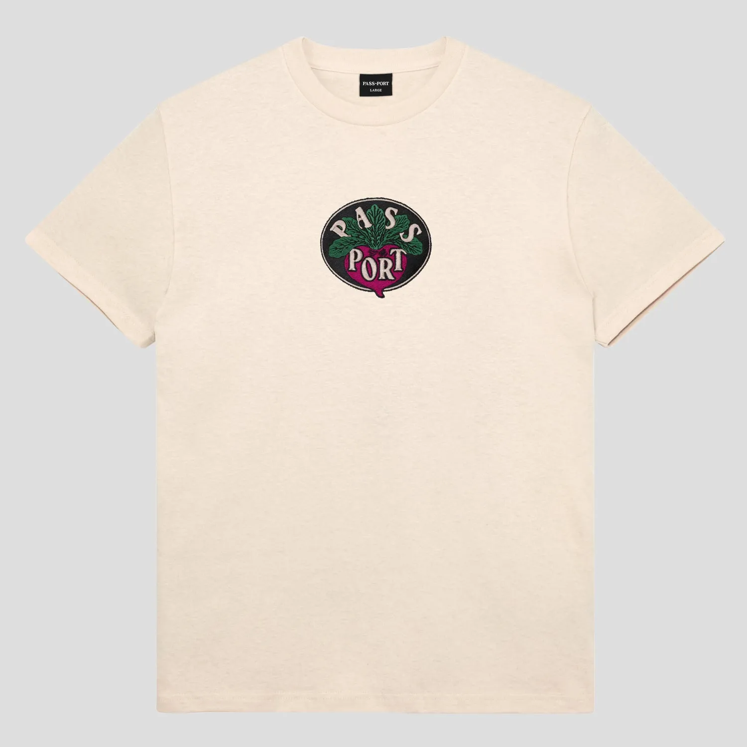 Pass~Port Radish Tee - Natural Office Attire