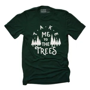 The Trees Tee-Emerald Triblend Casual Layers ZeroWaste Production