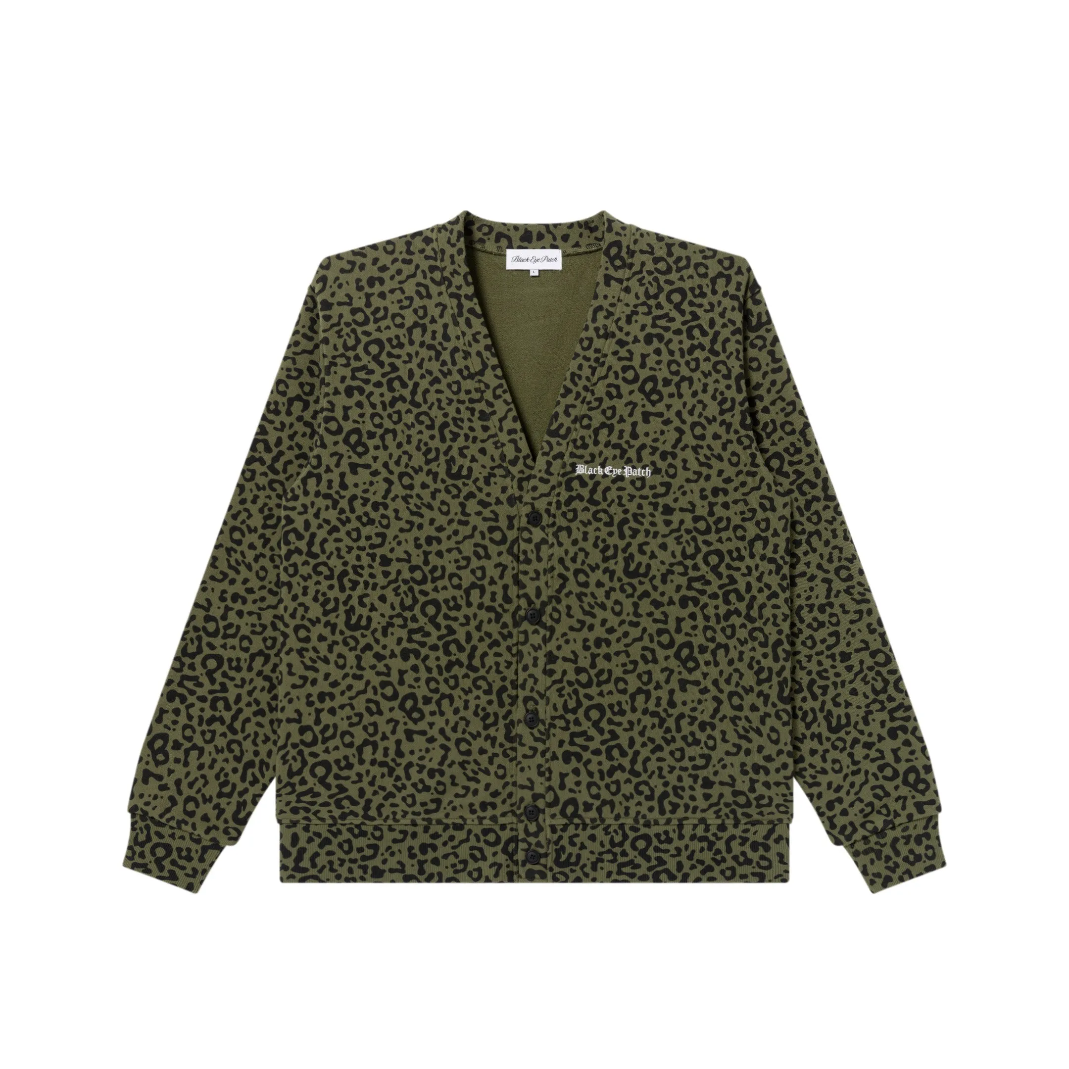 OE LOGO LEOPARD PATTERNED CARIDIGAN Autumn Wear