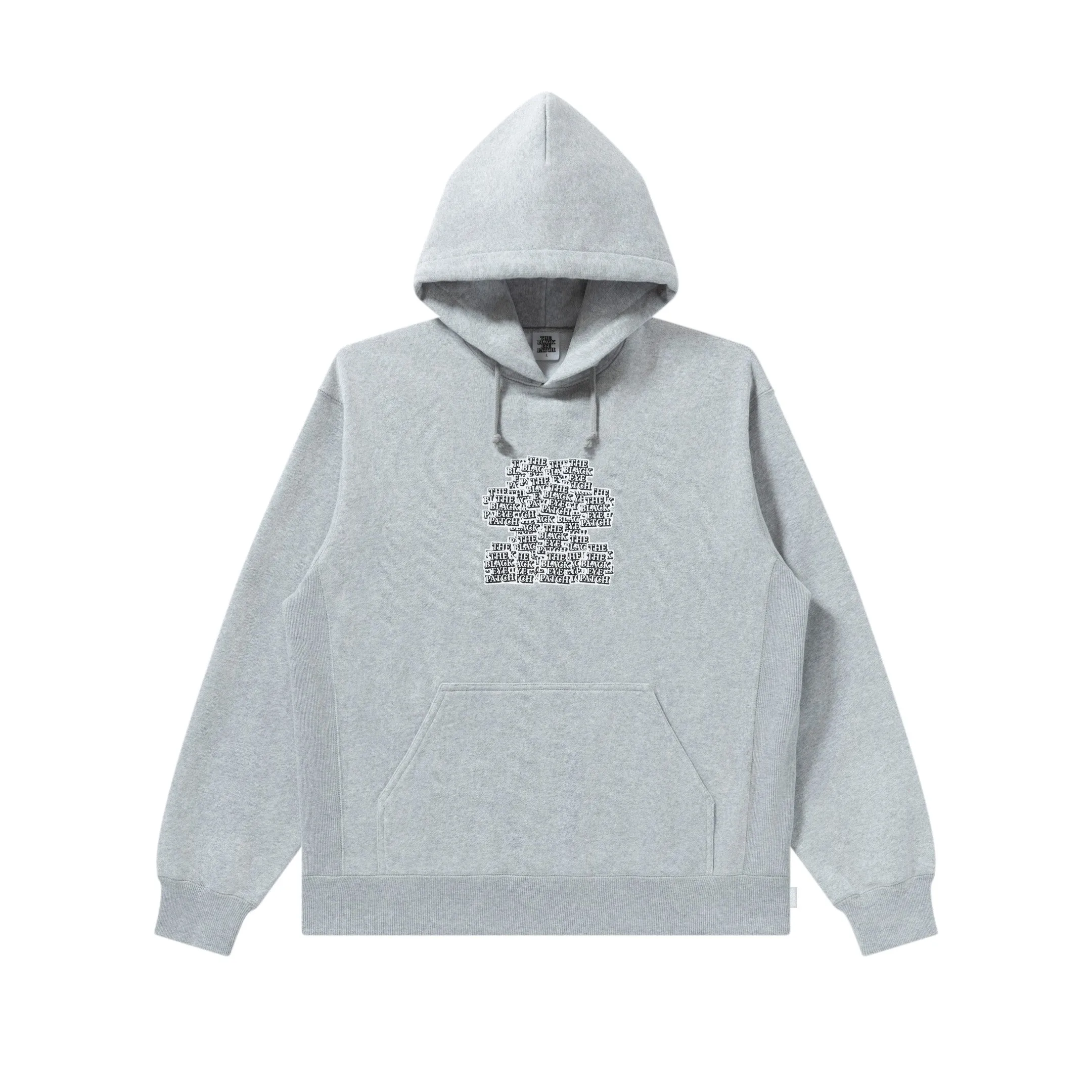 OG LABELS IN SHAPE HOODIE HEATHER GRAY Mesh Lining Seasonal Trend