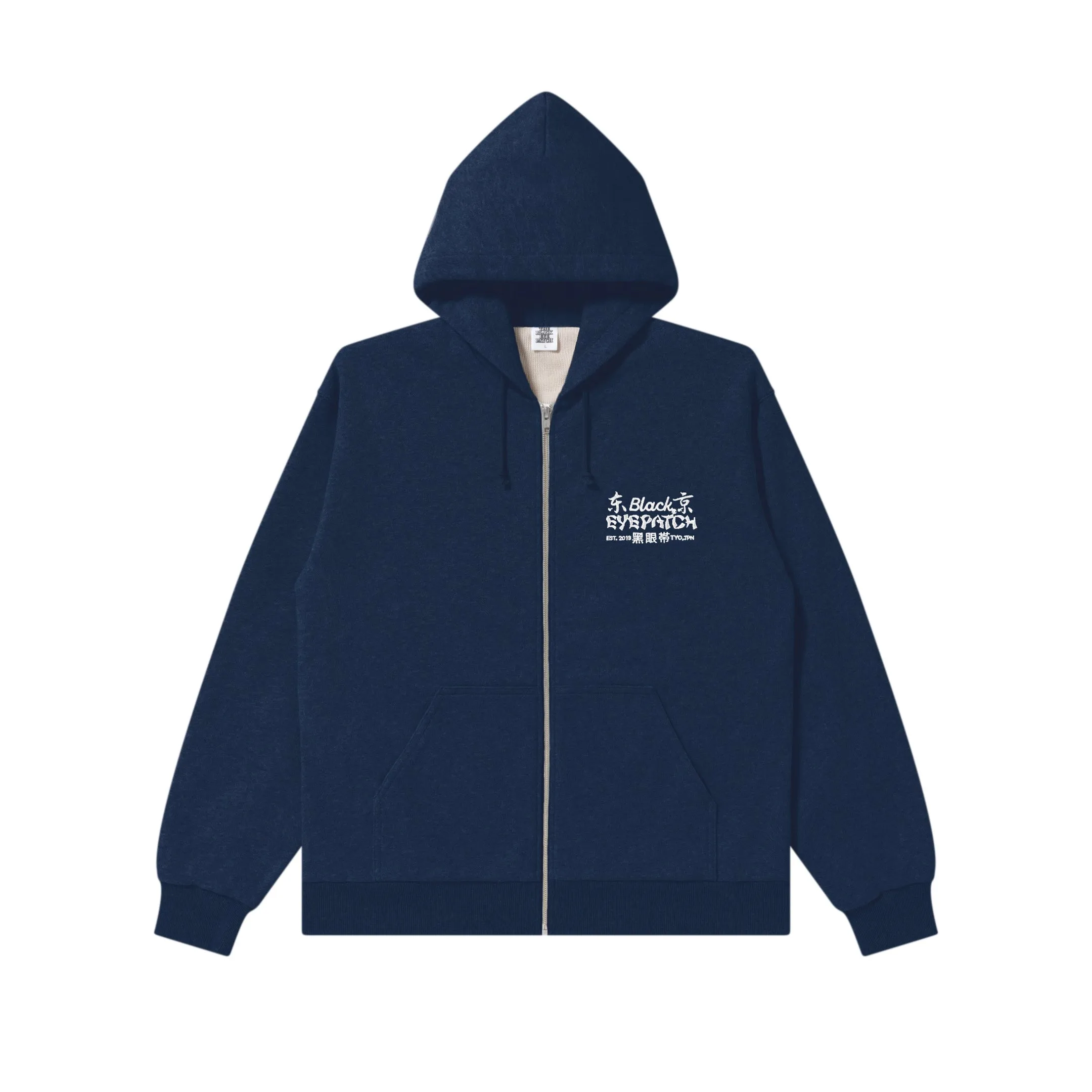 OLDTOWN TOKYO ZIP HOODIE NAVY product UV resistant protection couple wear