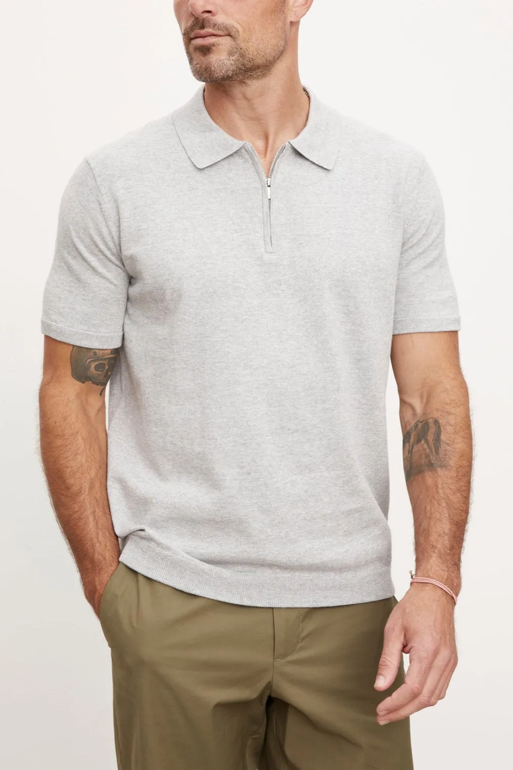 OTTO ZIP POLO Oversized style Contemporary Design