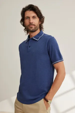 ORION COTTON LINEN POLO Mountain Escape