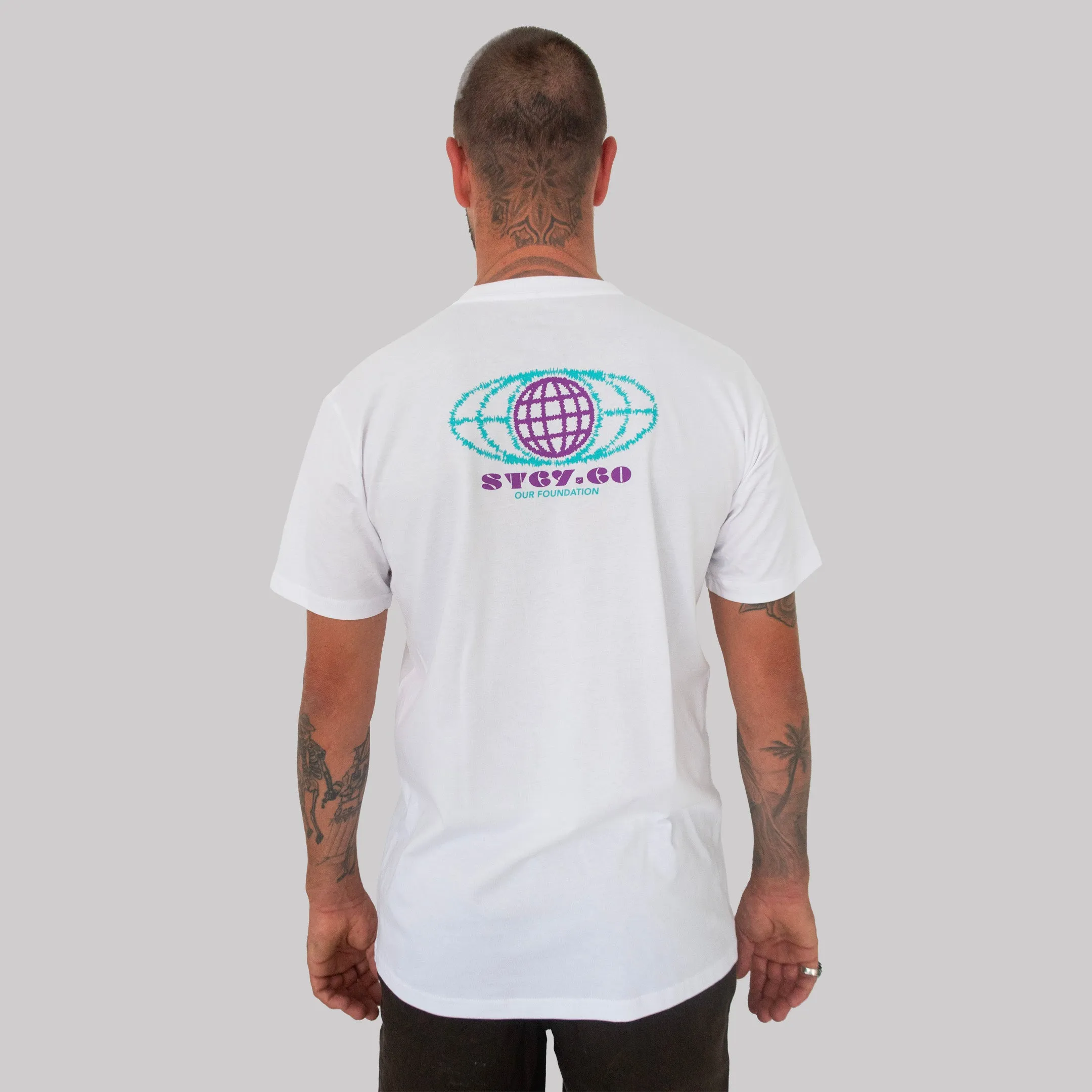 AntiStaticLining Premium Material OUR FOUNDATION TEE / WHITE
