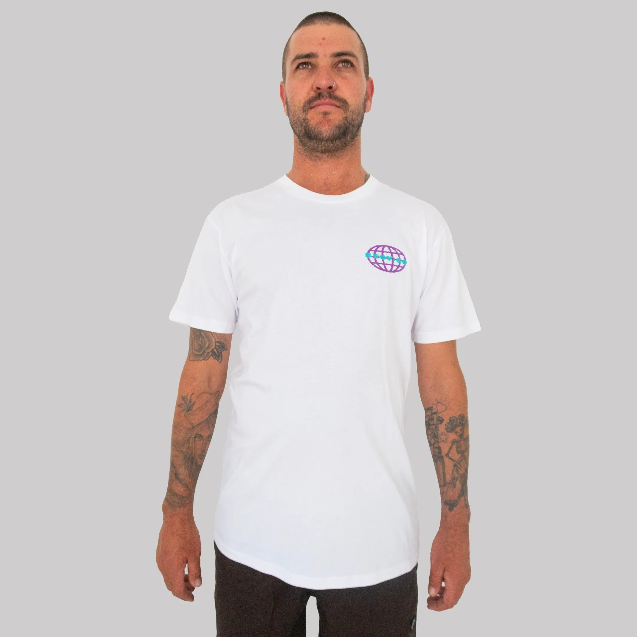 Tubular Knit Structure OUR FOUNDATION TEE / WHITE