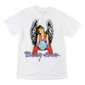 Versatile Wardrobe Piece Britney Spears X Welcome - Angel Tee - White
