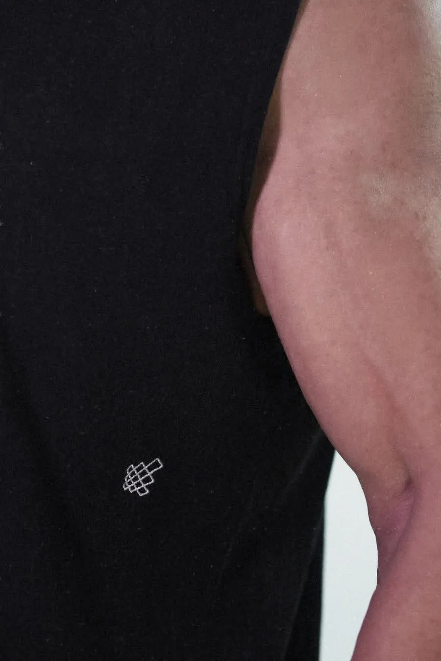 Oversized Washed Sleeveless T-Shirt - Washed Black noise - generating Layer Lightness